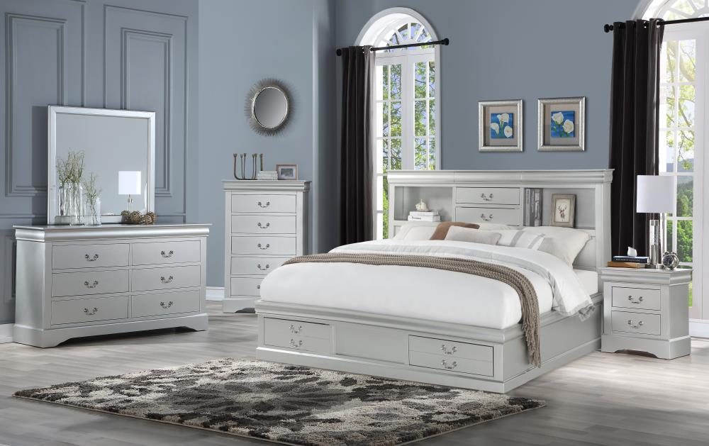 Louis Philippe III - Cherry - California King Bed - ACME West