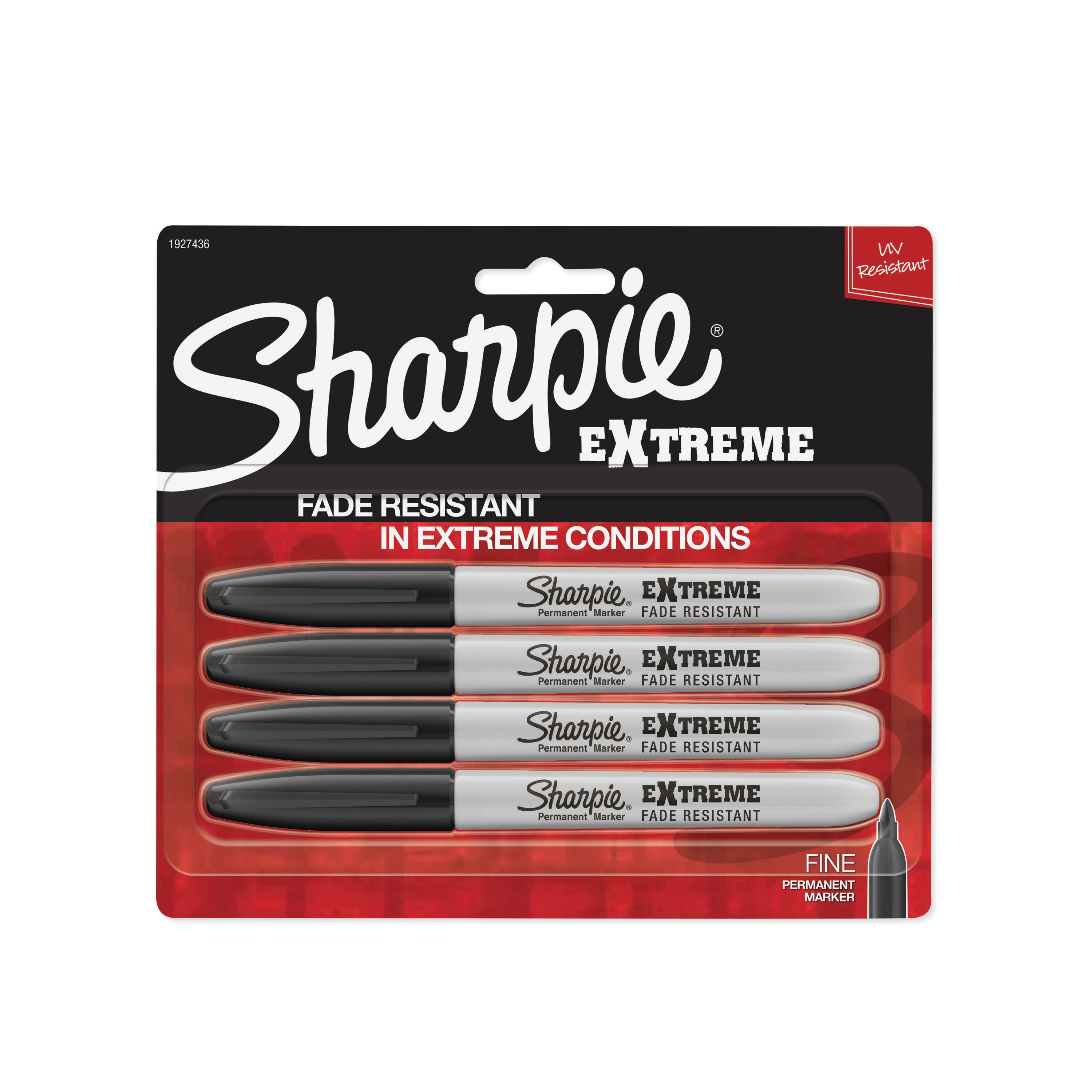Sharpie Extreme Black Marker (4-Pack)