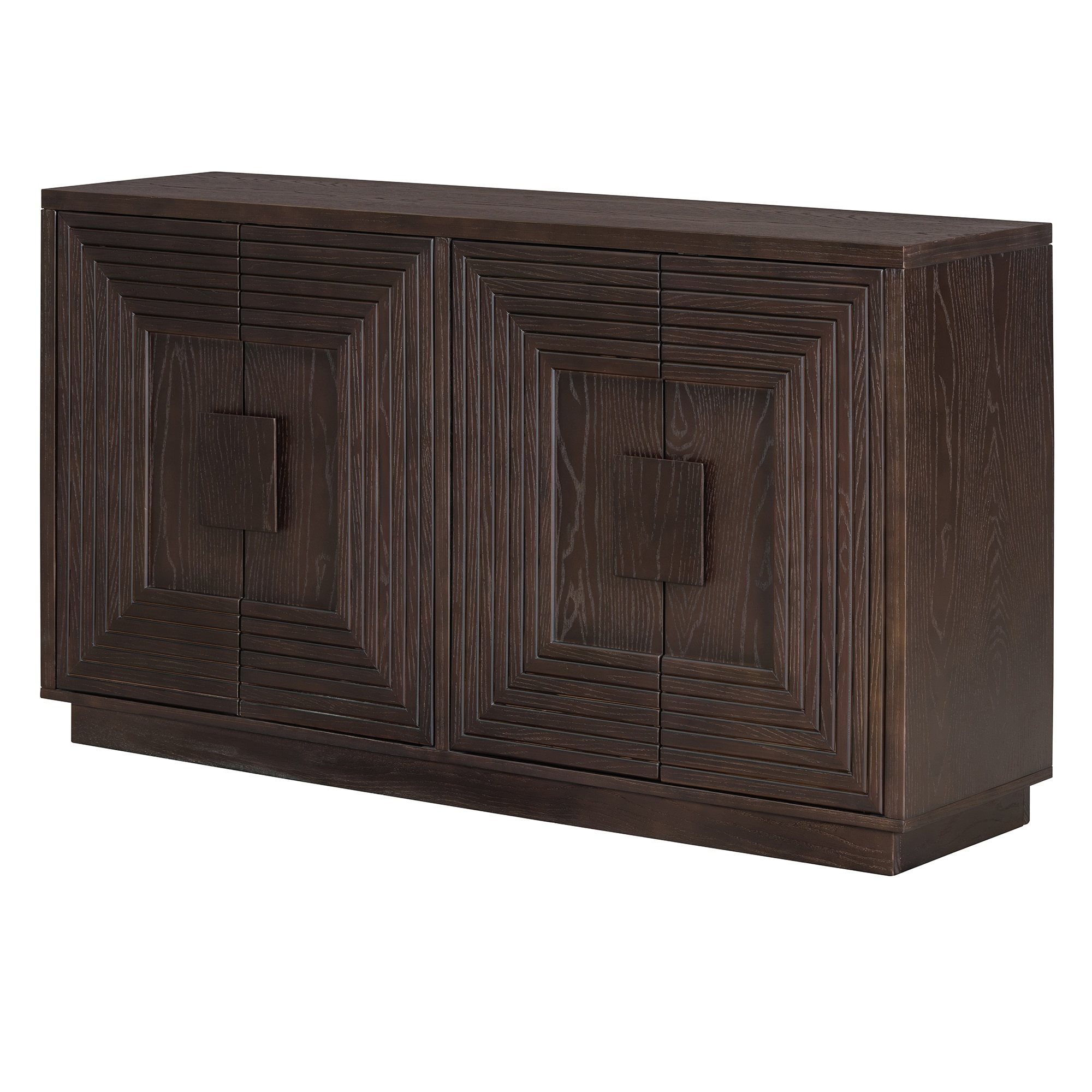 SINOFURN SYA330156BN Contemporary/Modern Brown Reclaimed wood Sideboard