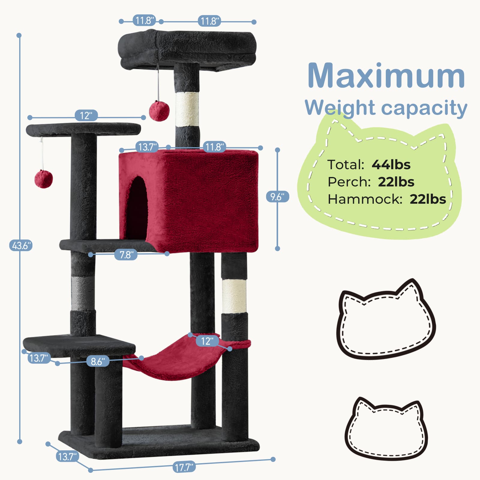 Bestier USLOW-HJ867147 Cat-Trees - View #7