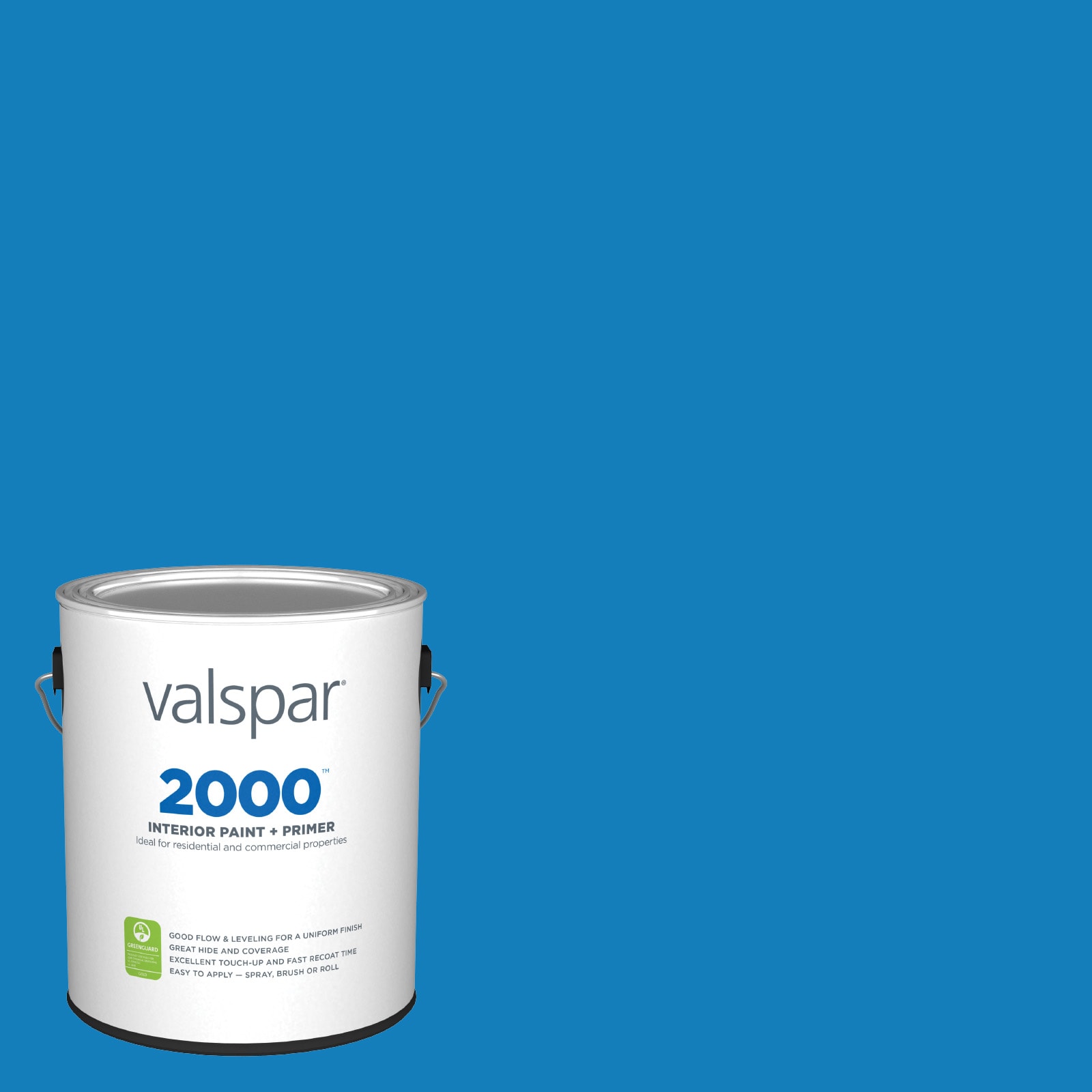 Valspar 4008-10C-28328 2000 Flat Cosmic Blue 4008-10C Latex Interior Paint Paint + Primer ( 1-gallon )