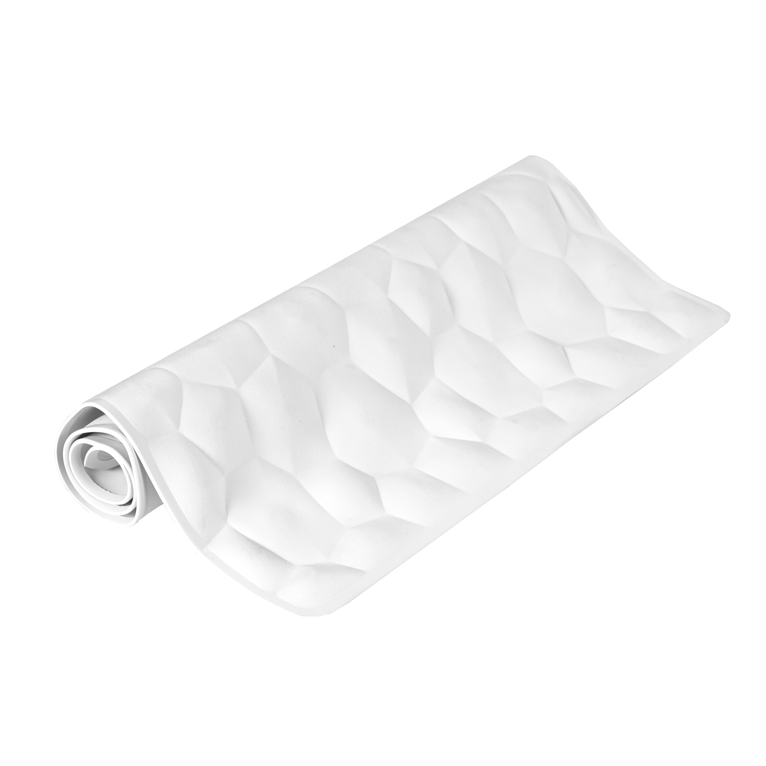 Kenney KN67270 27-Inches x 16-Inches White Vinyl Bath mat