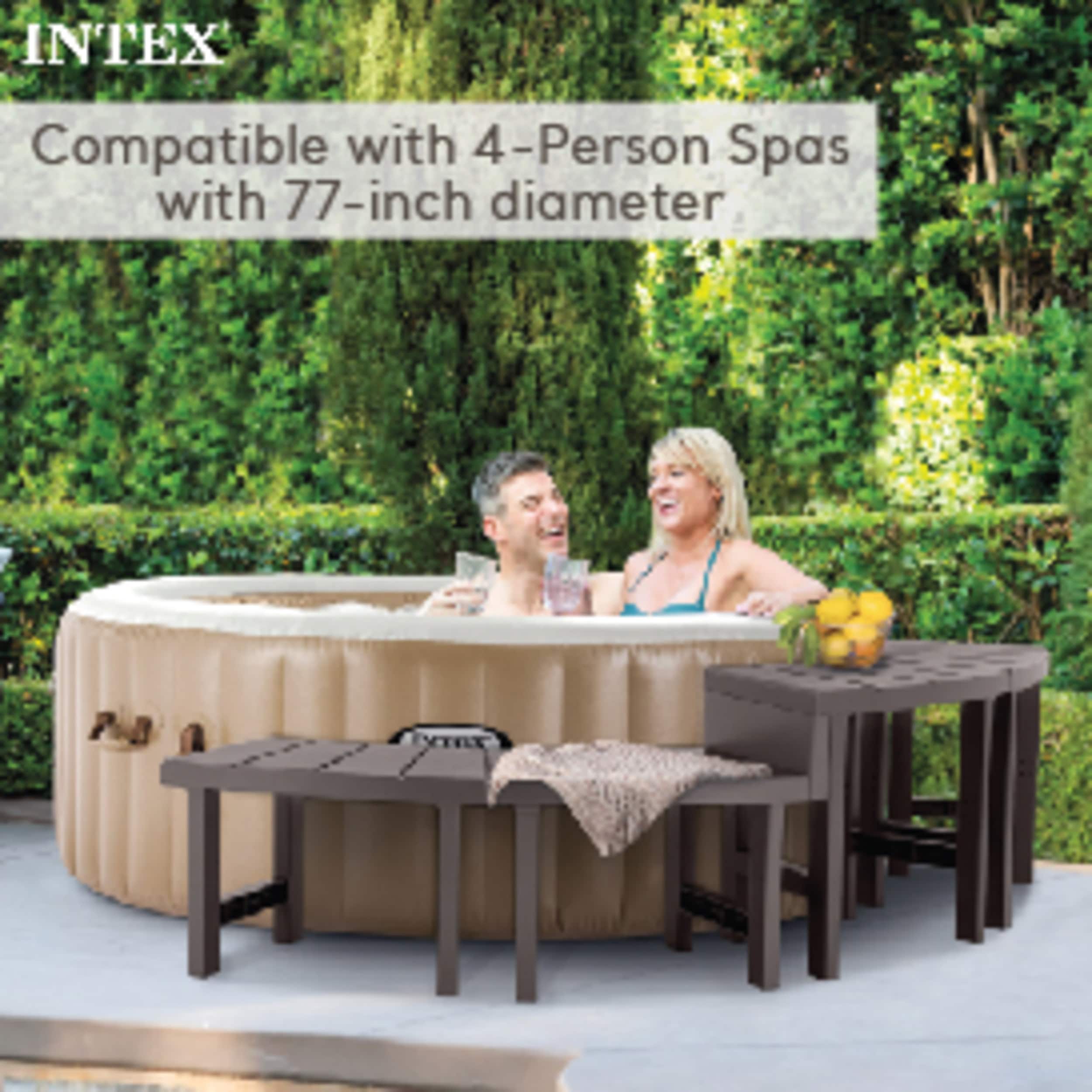 Intex 260709 Hot-Tub-Spa-Steps - View #2