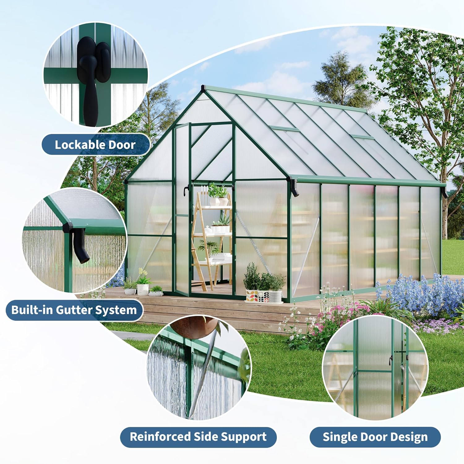 IdealHouse LUCY-DGRYA2UM5CLN greenhouses - View #6