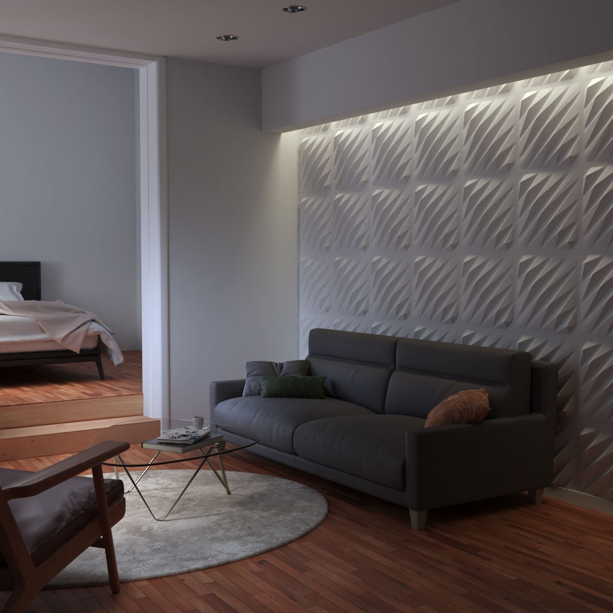 Ekena Millwork WP20X20AWWH-CASE-10 Wall-Panels - View #10