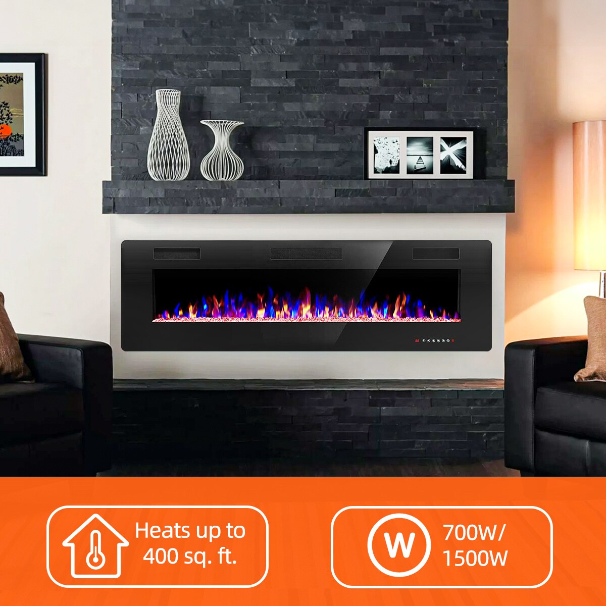 EdenDirect LW-860C3U Electric-Fireplaces - View #3