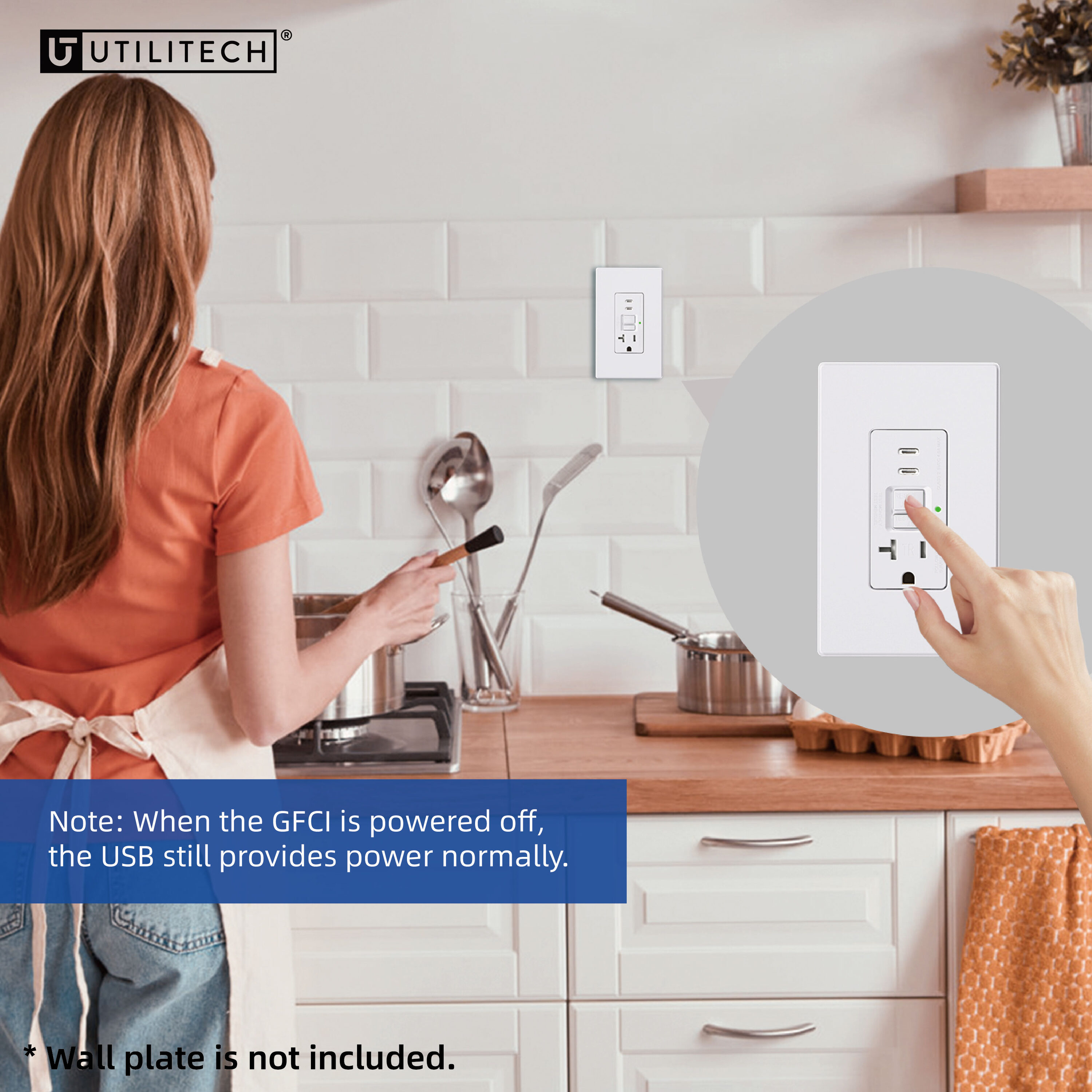 Utilitech LGR2320CCT1-WH receptacles - View #9