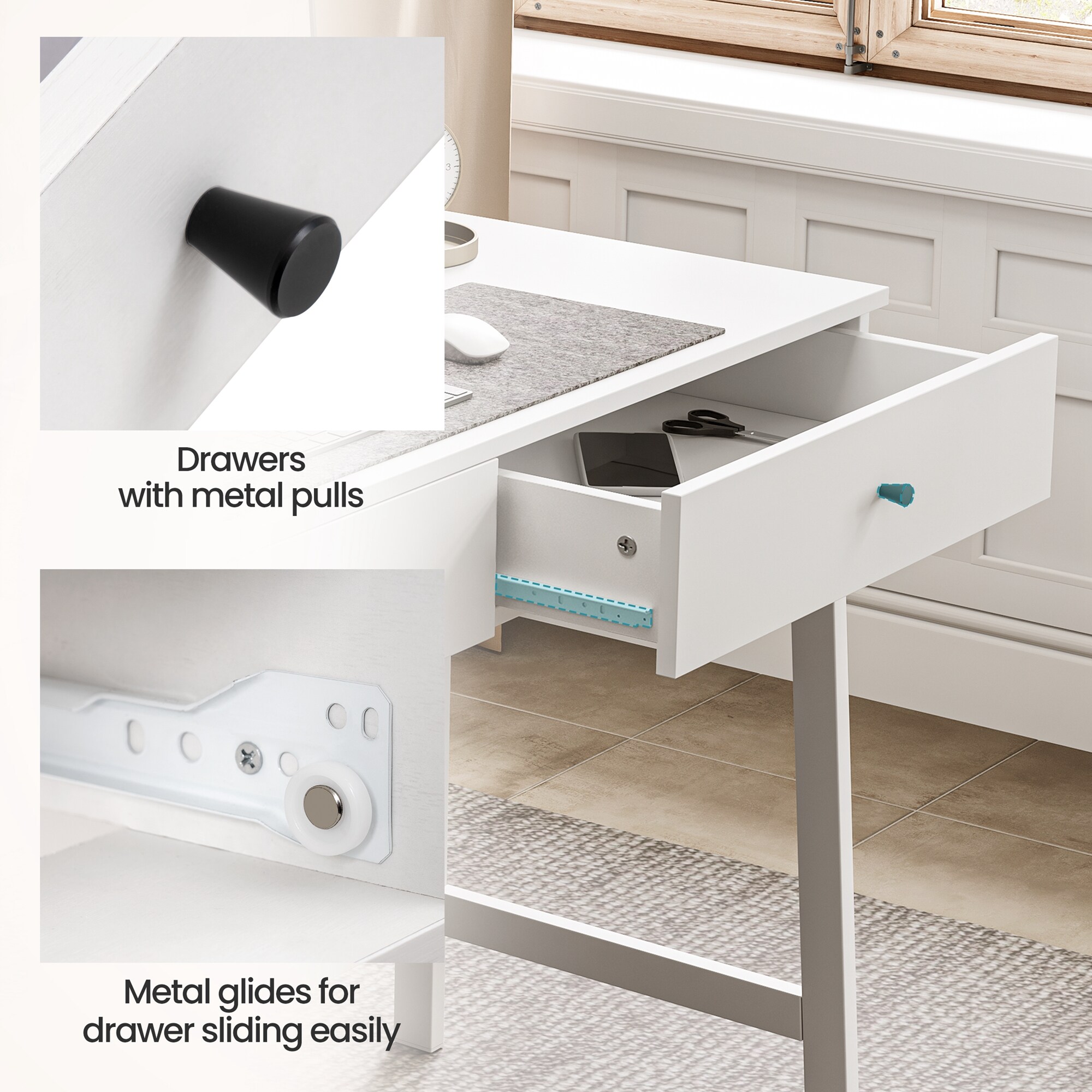 Crestlive Products CL-WT006WHT desks - View #4