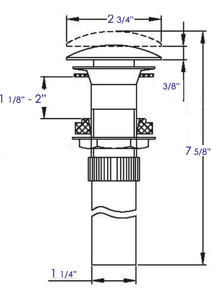 ALFI AB9055-BN Popup-Drains-Accessories - View #3