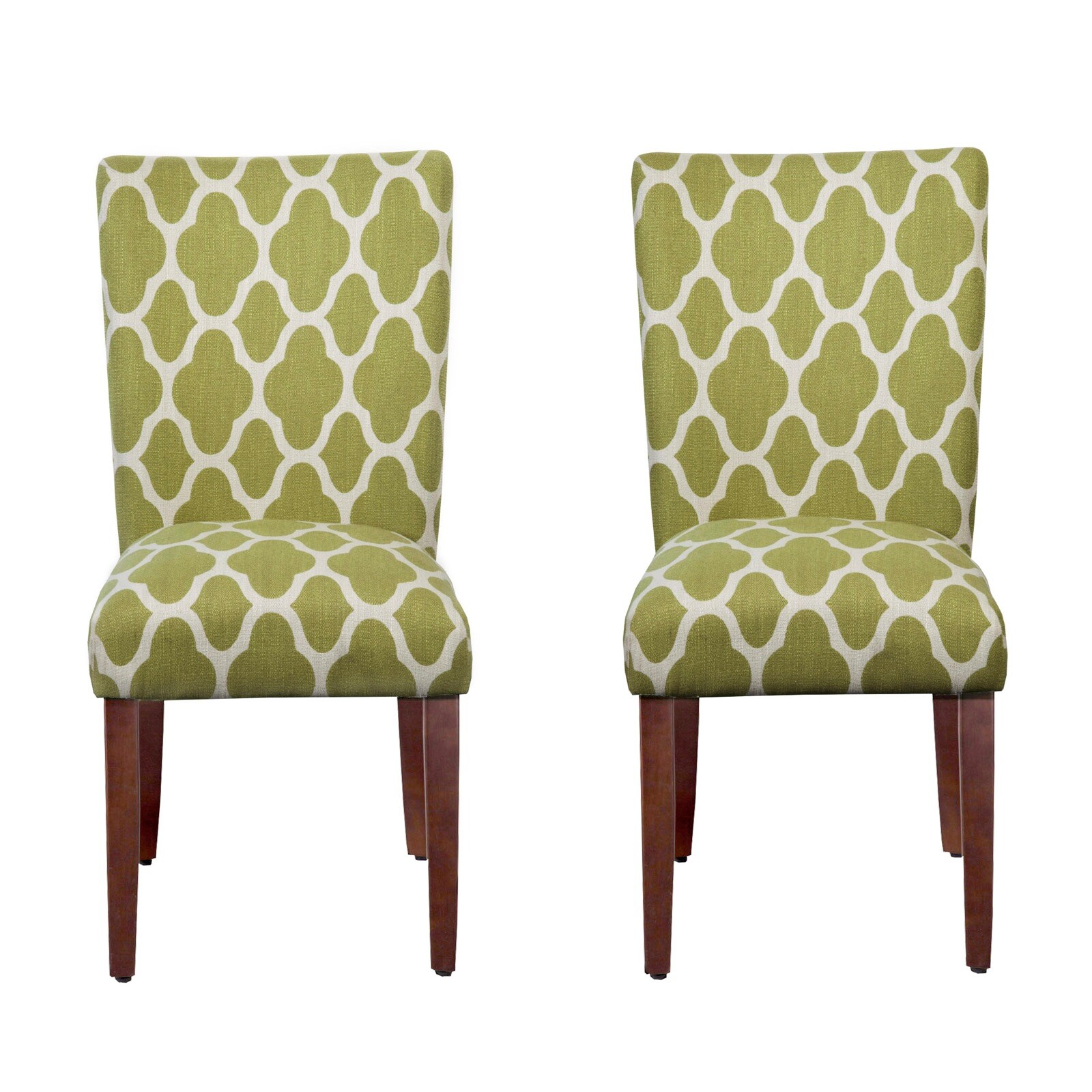 Benzara BM195008 Set of 2 Contemporary/Modern Upholstered Side Chair (Wood Frame)