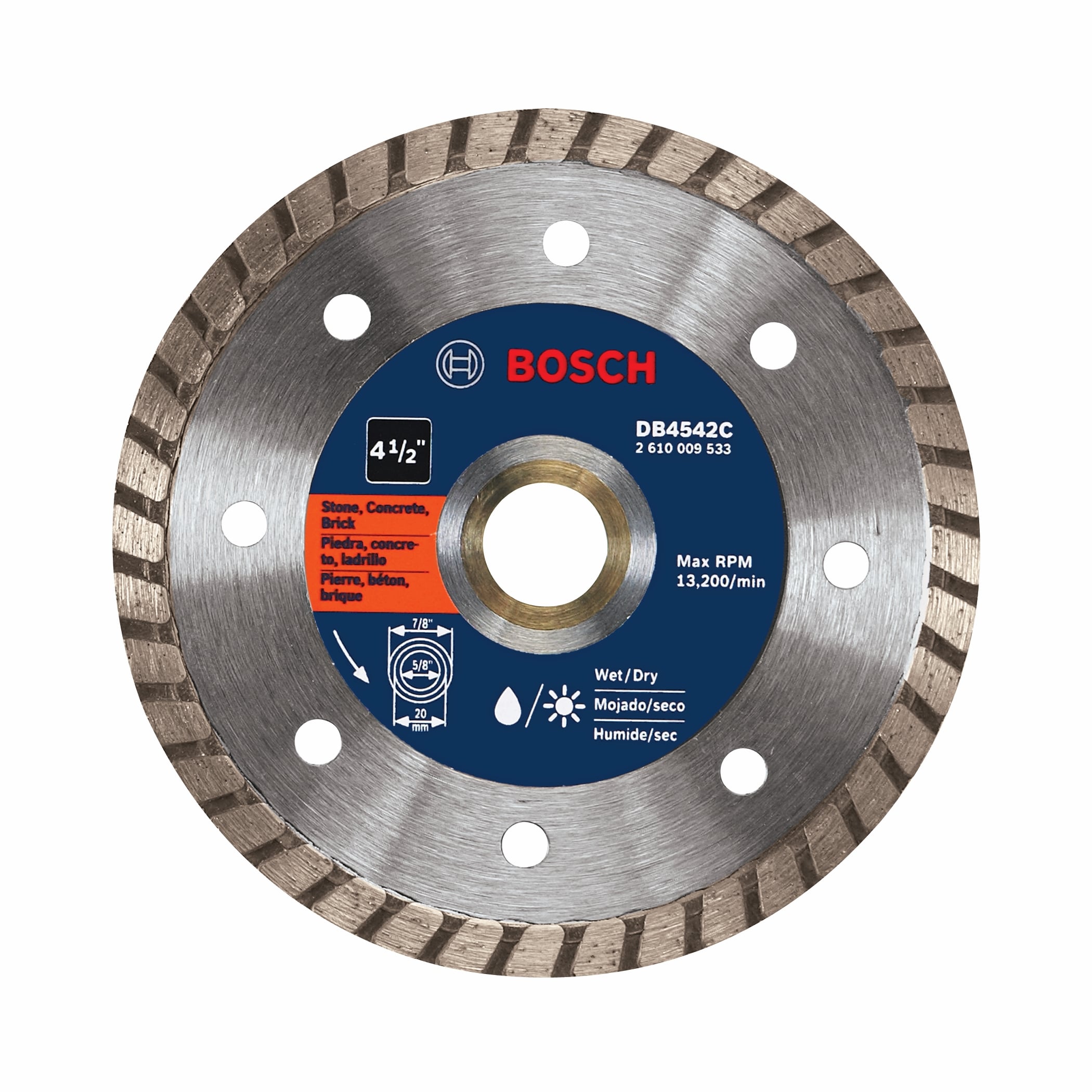 Bosch 2608602712 Disque à tronçonner diamanté standard for concrete 500 x  25,40 x 3,6 x 10 mm