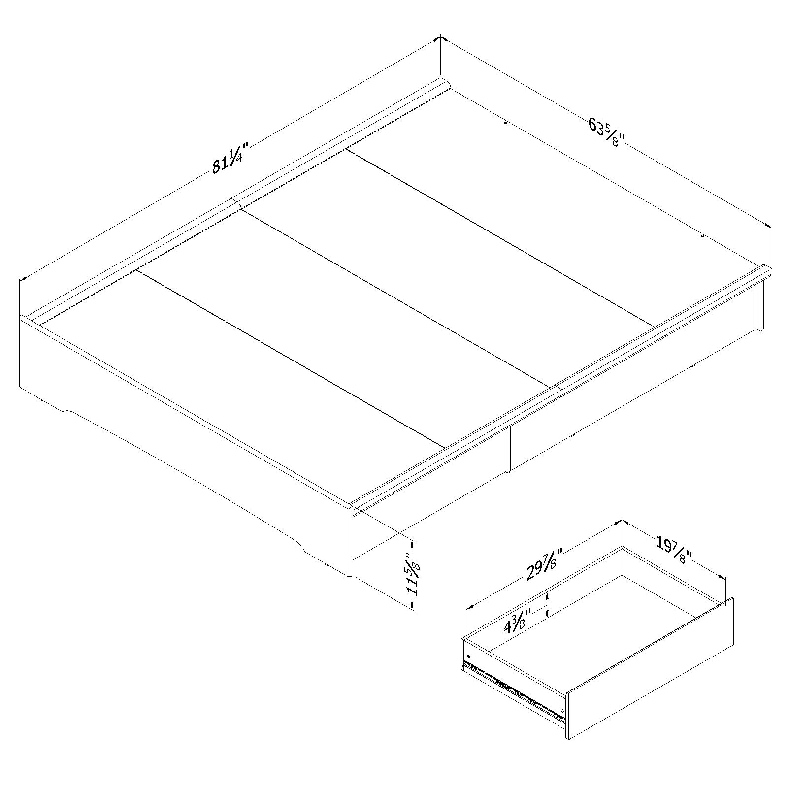 South Shore Furniture 10161 beds - View #3