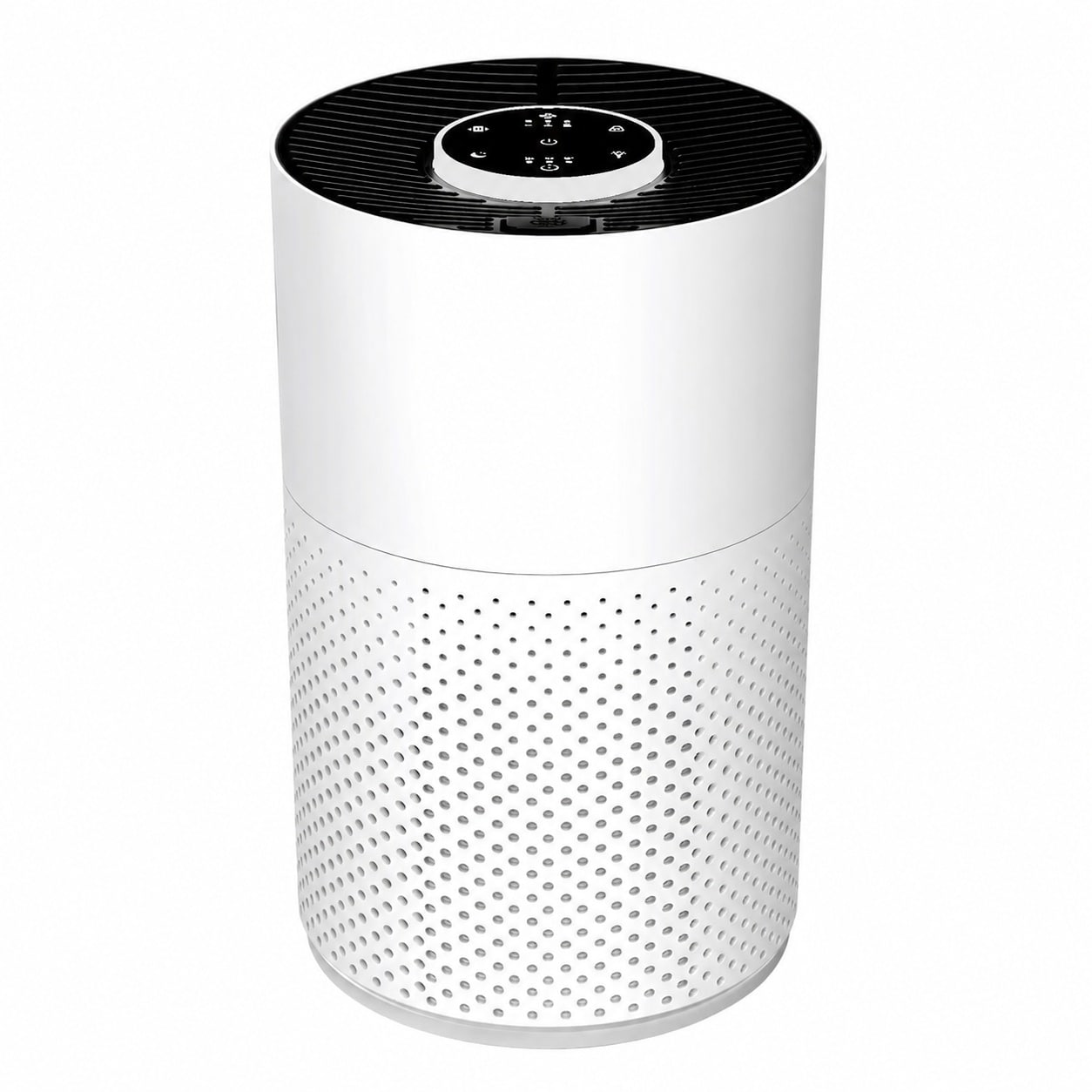 Phewnyzo  Air Purifier for Home Bedroom True HEPA Filter Sleep Mode Aroma Function 3 Light Modes 3 Timer Child Lock Portable White