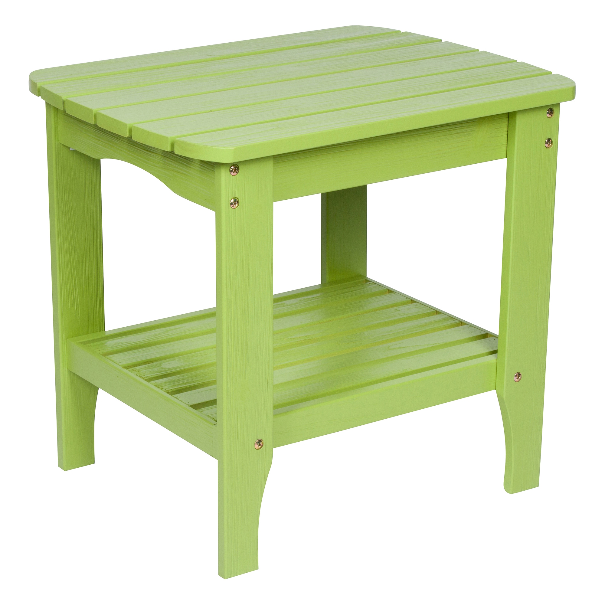 Shine Company 4113LG 4113 Rectangle Outdoor End Table 19-in W x 24-in L