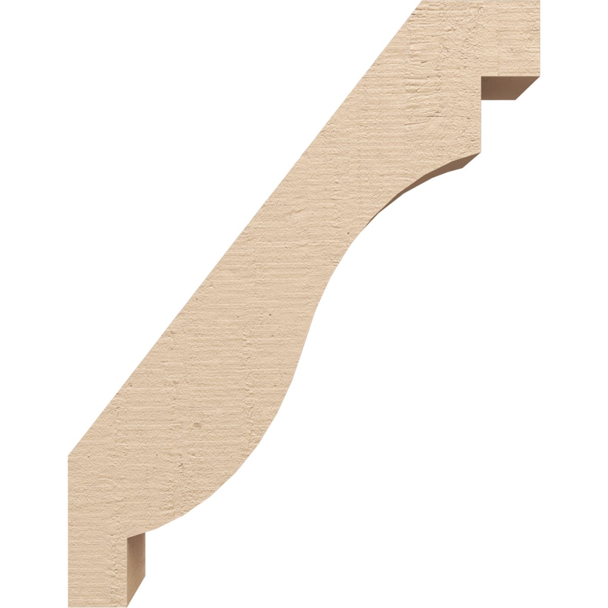 Ekena Millwork BRCUR05X14X18CHGRCPR braces - View #4