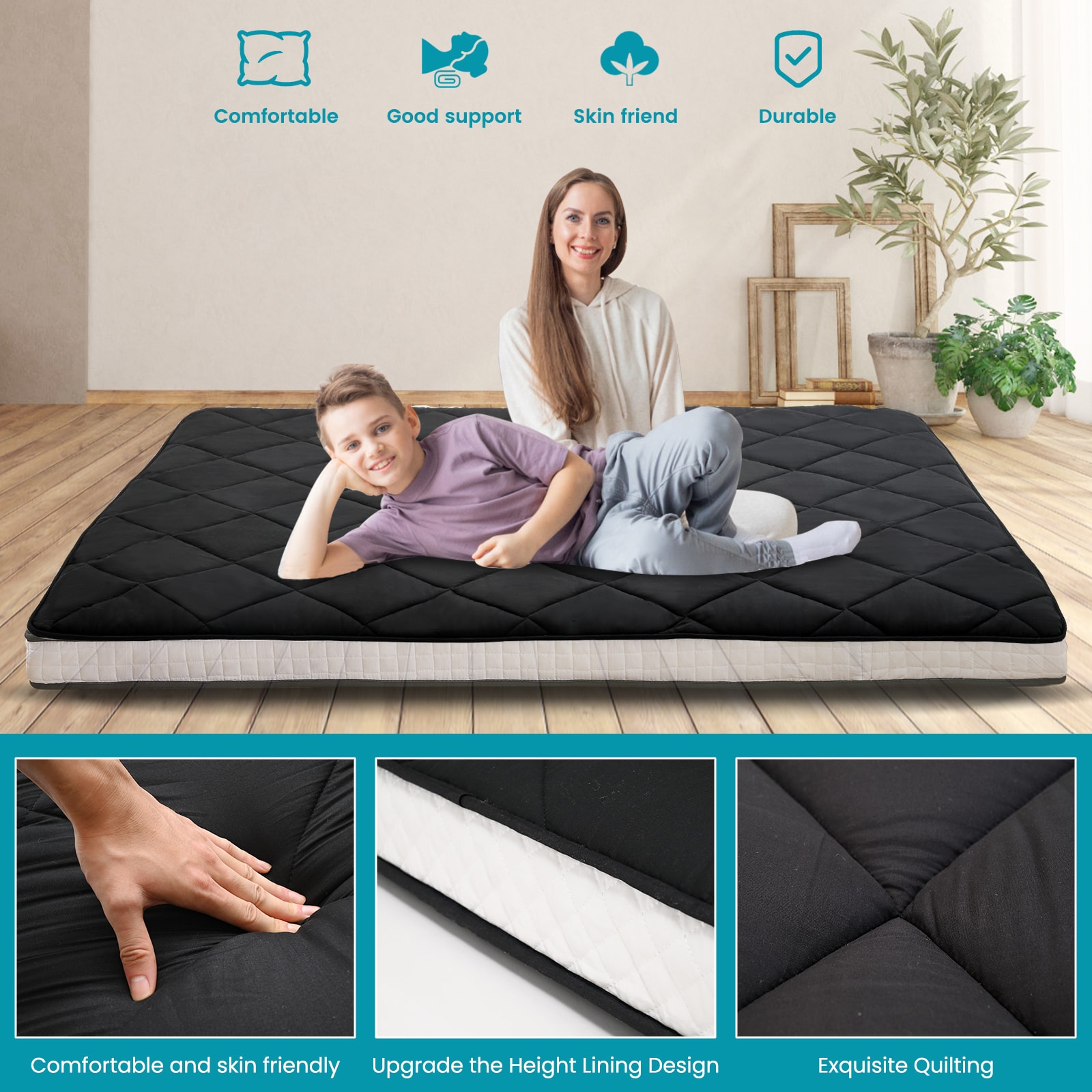 Esazn I1327138-BK-TWPLUS Mattresses-Boxsprings - View #4