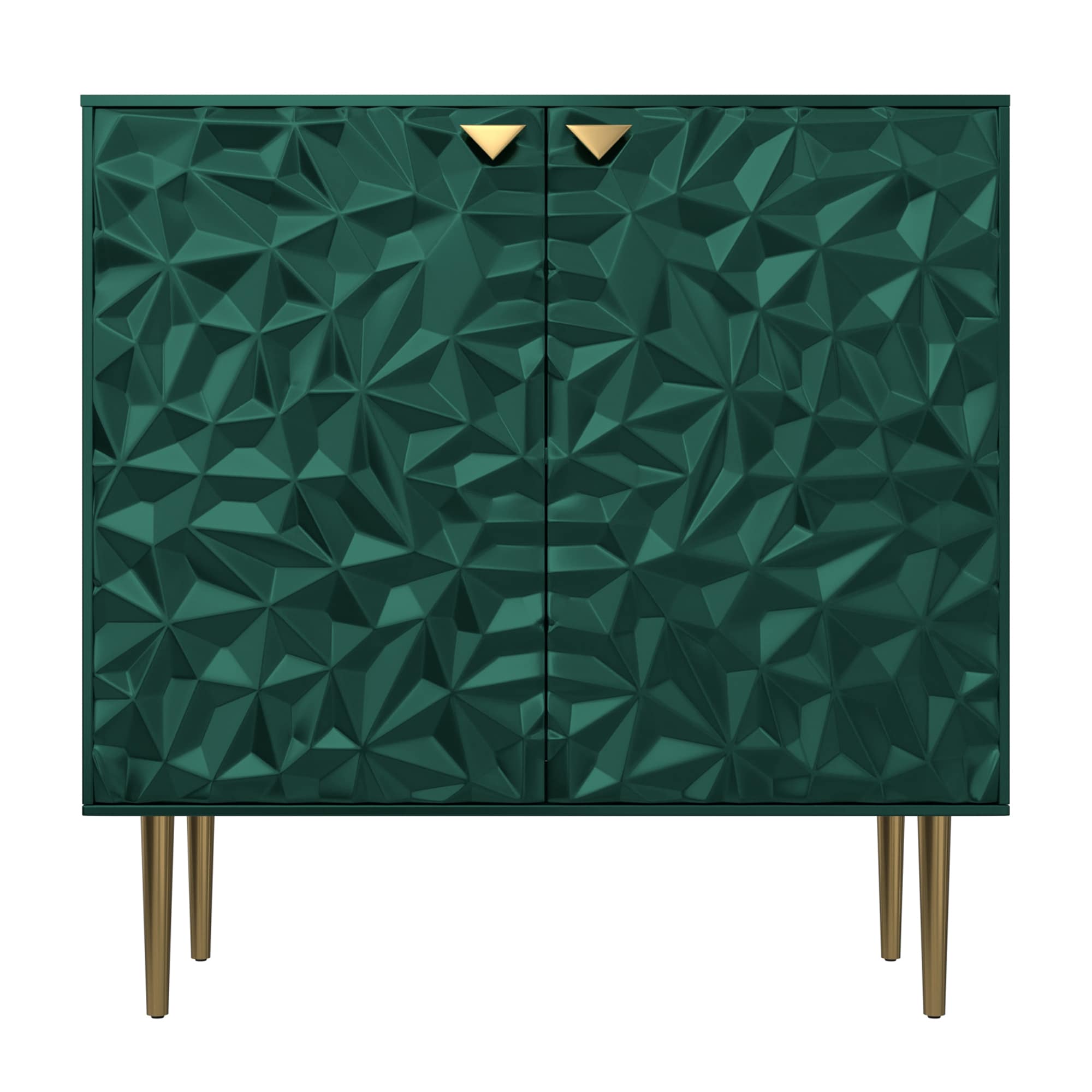 Clihome 15.75-in W x 55.45-in H Mdf Green Freestanding Utility Storage Cabinet
