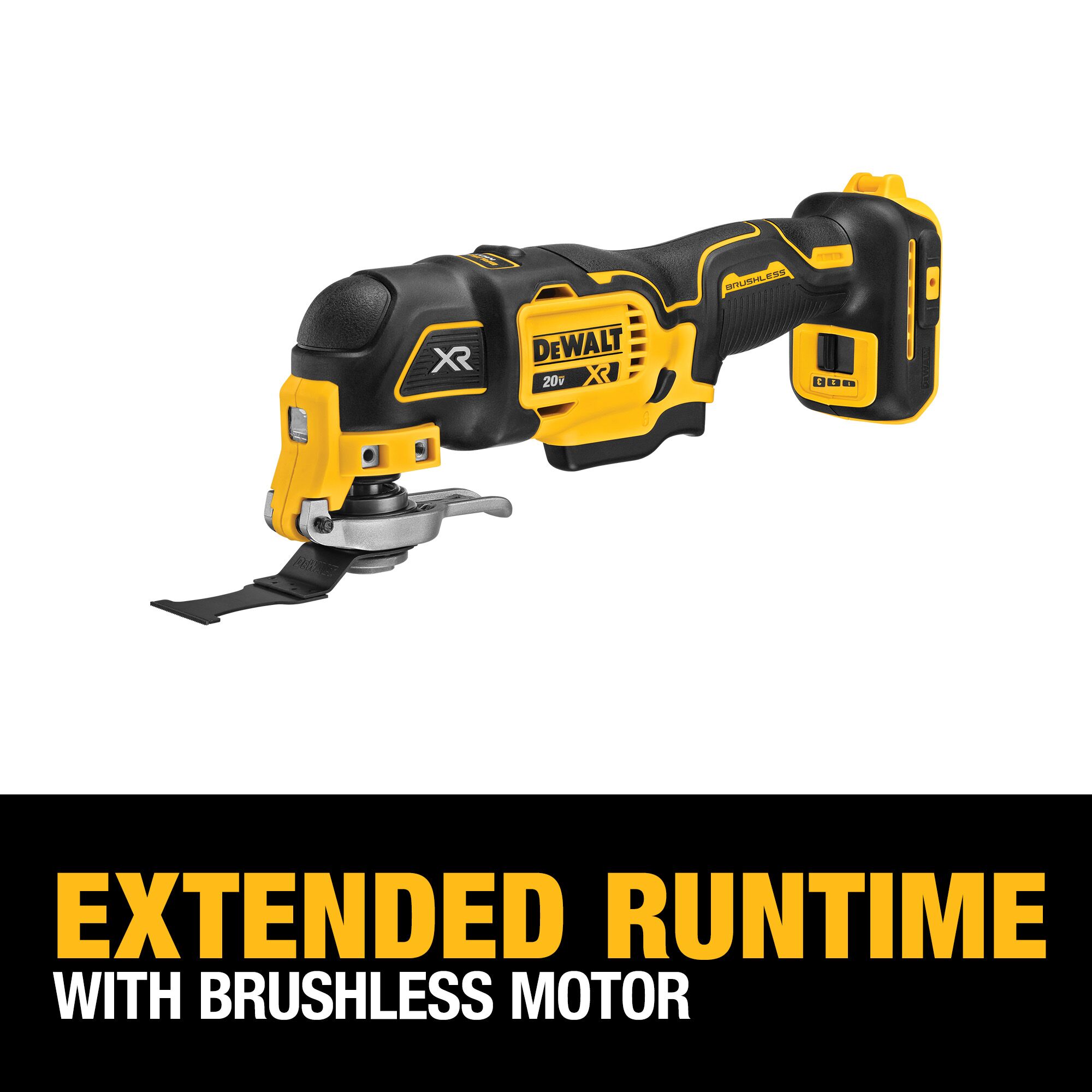 DEWALT XR Cordless Brushless 20-volt Max 3-speed 8-Piece Oscillating Tool  Kit with Soft (1-Battery Included) in the Oscillating Tool Kits department  at