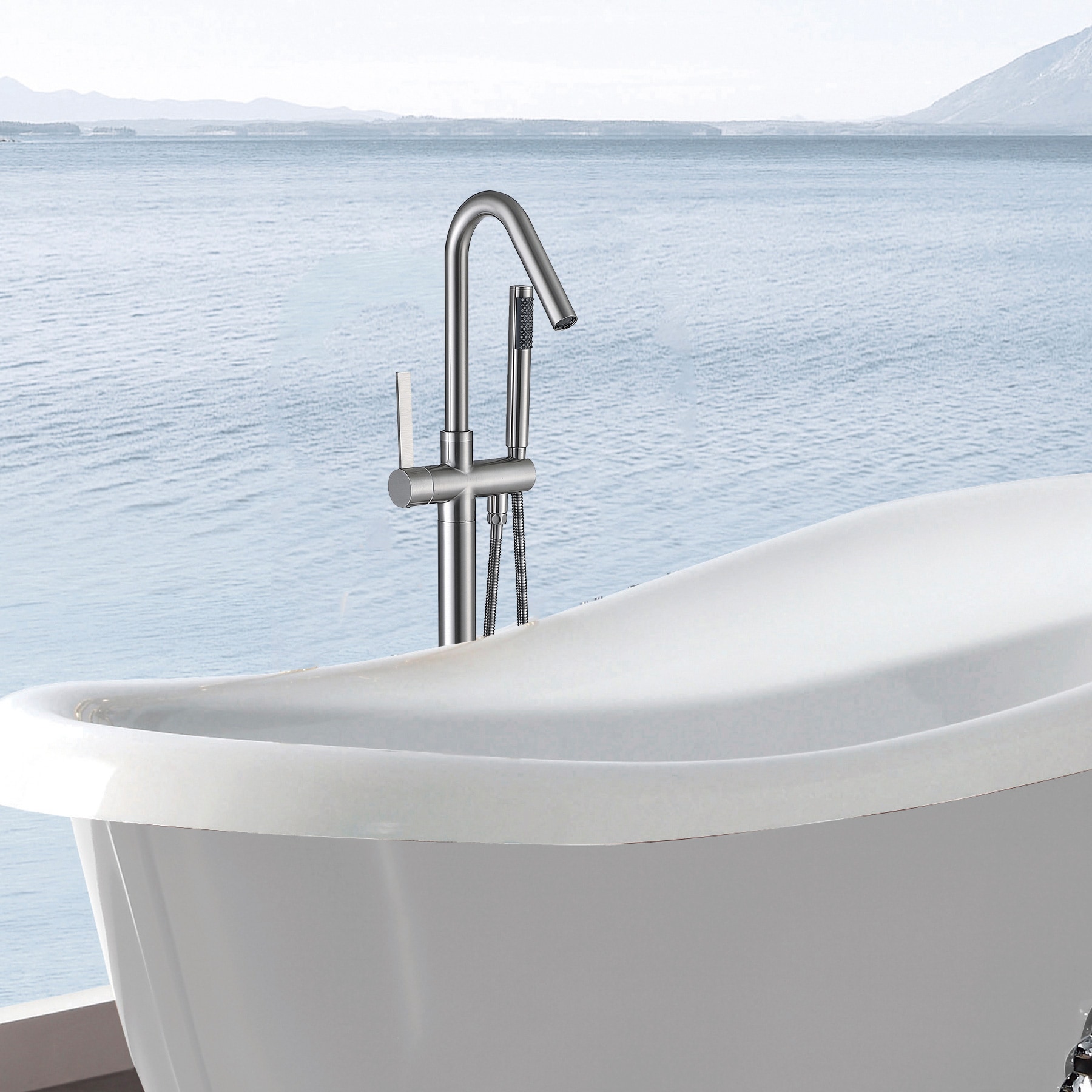 Clihome TC-254BN-BF Roman-Tub-Faucets - View #4