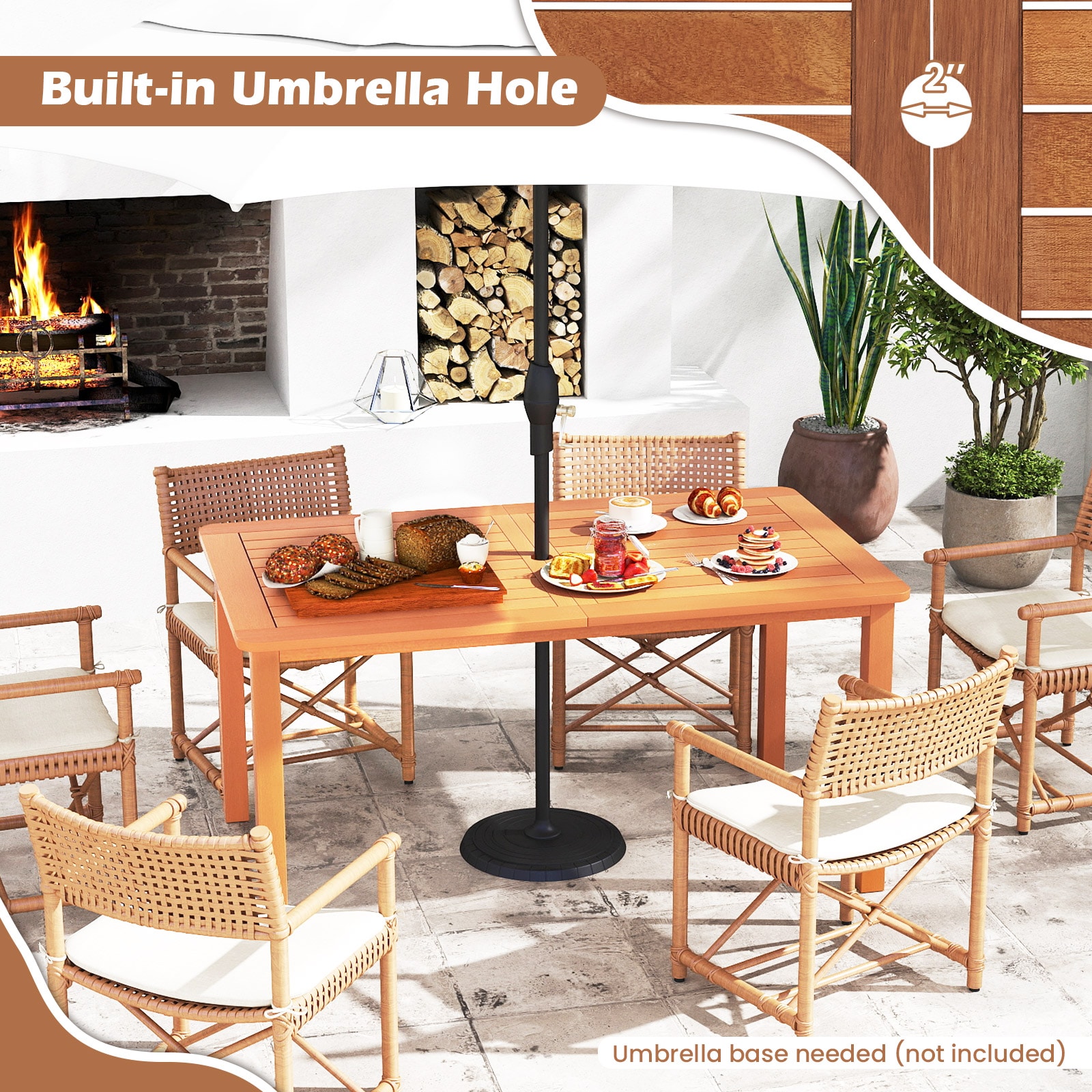 Forclover HBV-HW658 Patio-Dining-Sets - View #8