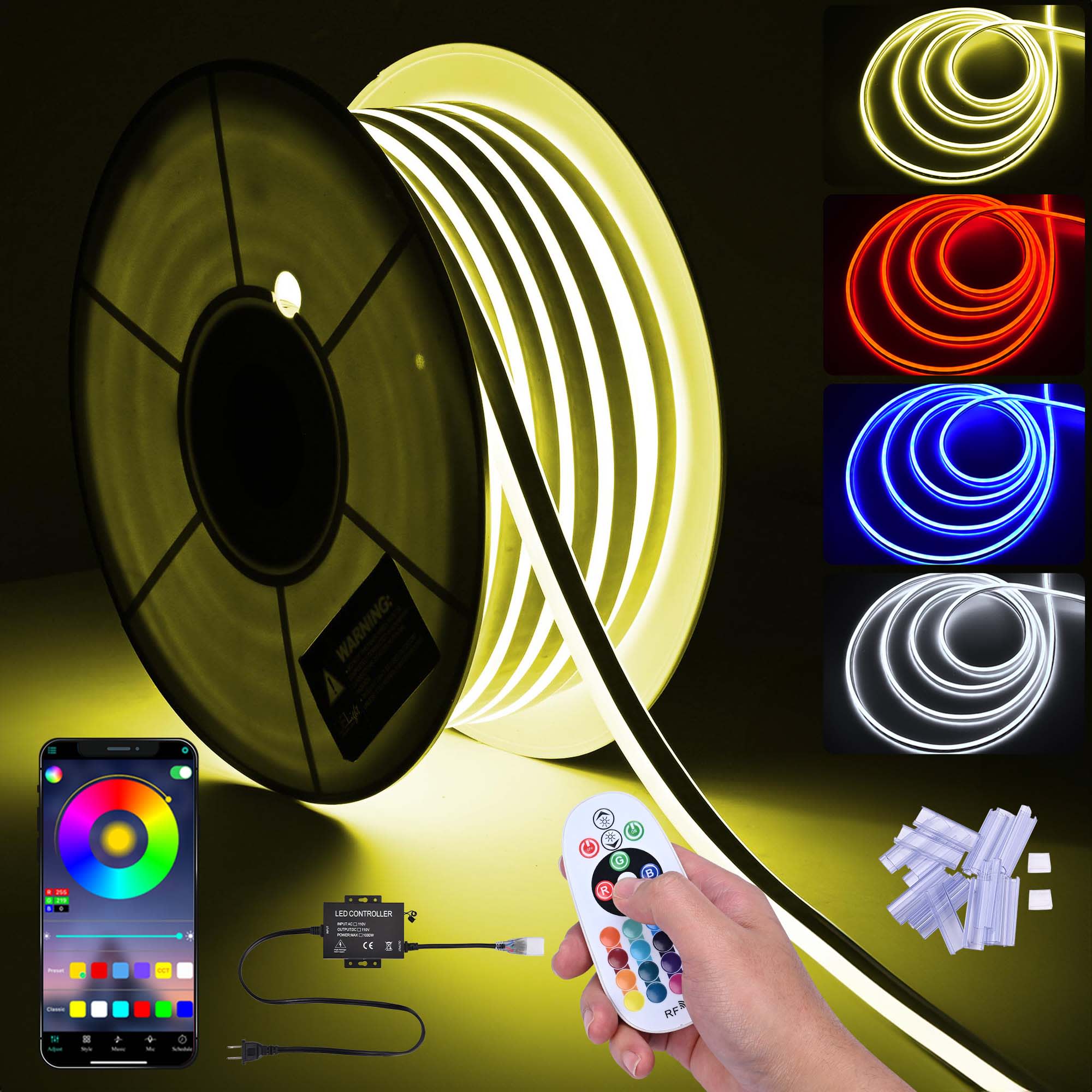 Yescom 11DSL003-N100-RGB-LO Rope-Lights - View #2