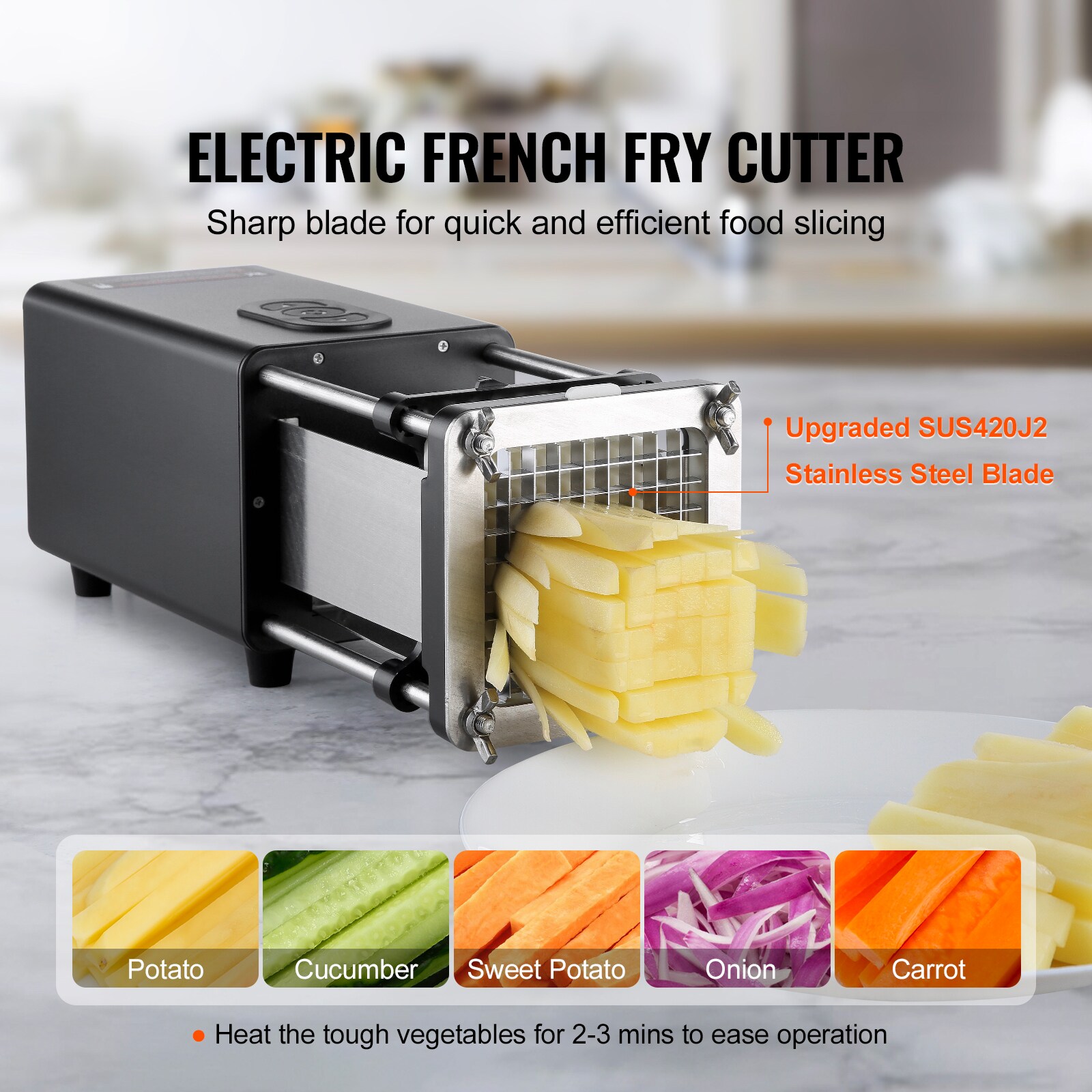 VEVOR SYWSQSTJDD12YGYU7V5 Food-Slicers - View #3