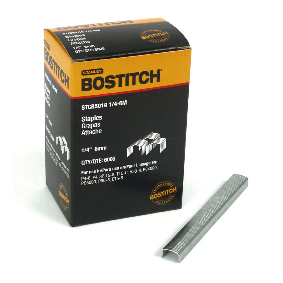 Bostitch STCR50191/4-6M 0.25 Leg x 6000 -Per Box