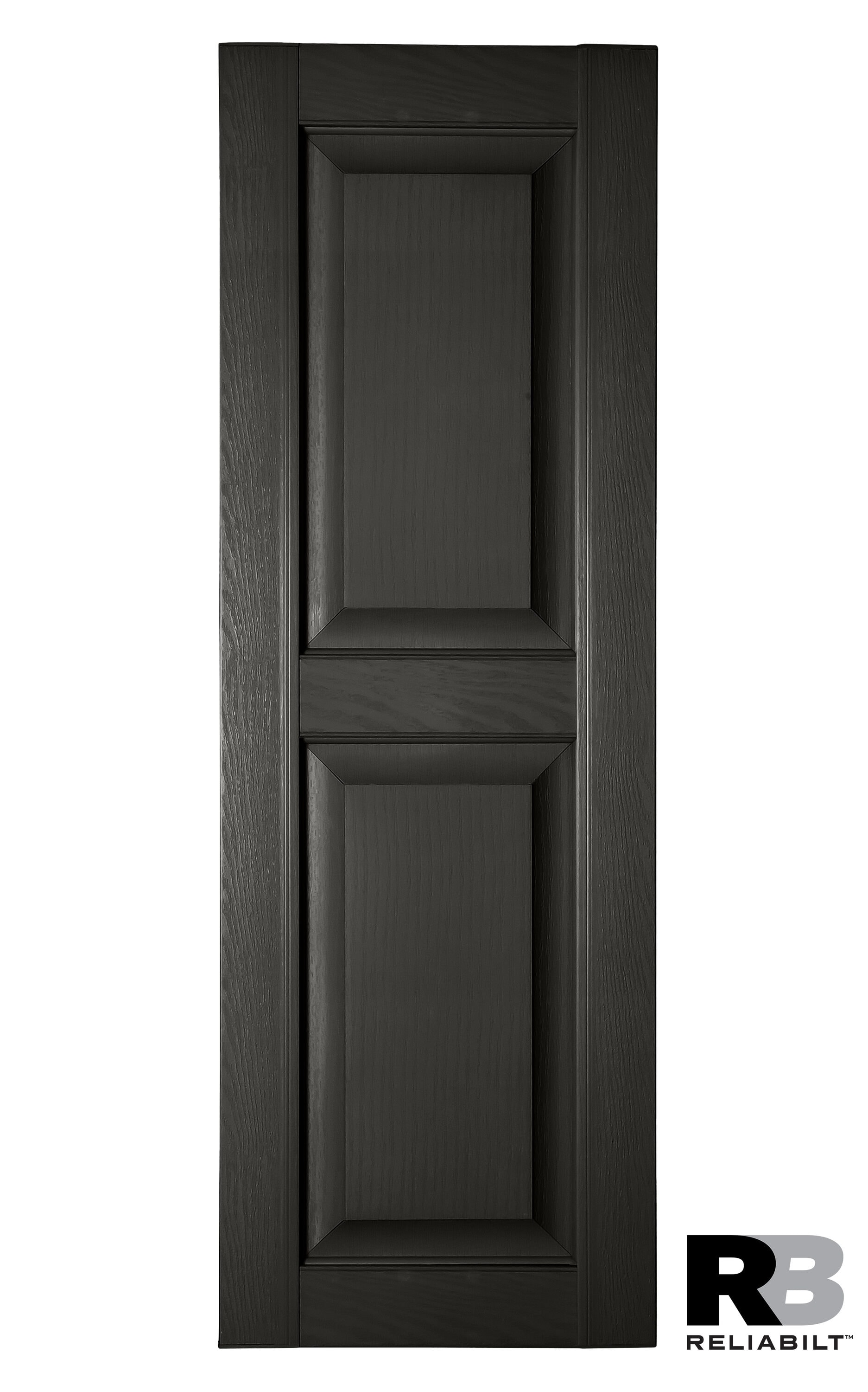 RELIABILT RP1641002 16.25-in W x 41-in H Black Raised panel Polypropylene Exterior Shutters ( 2 -Pack )