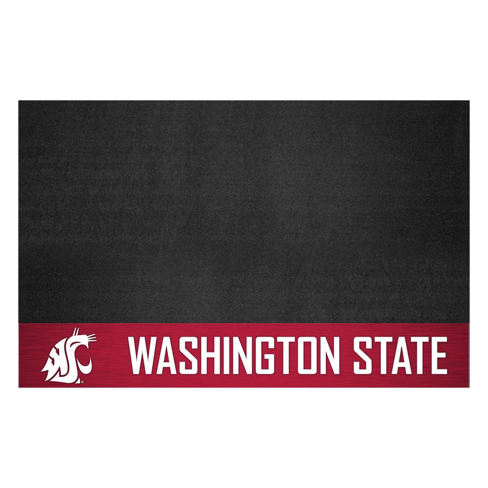 FANMATS 16853 Washington State Cougars NCAA Grill Mat Black Vinyl Rectangular Grill Mat
