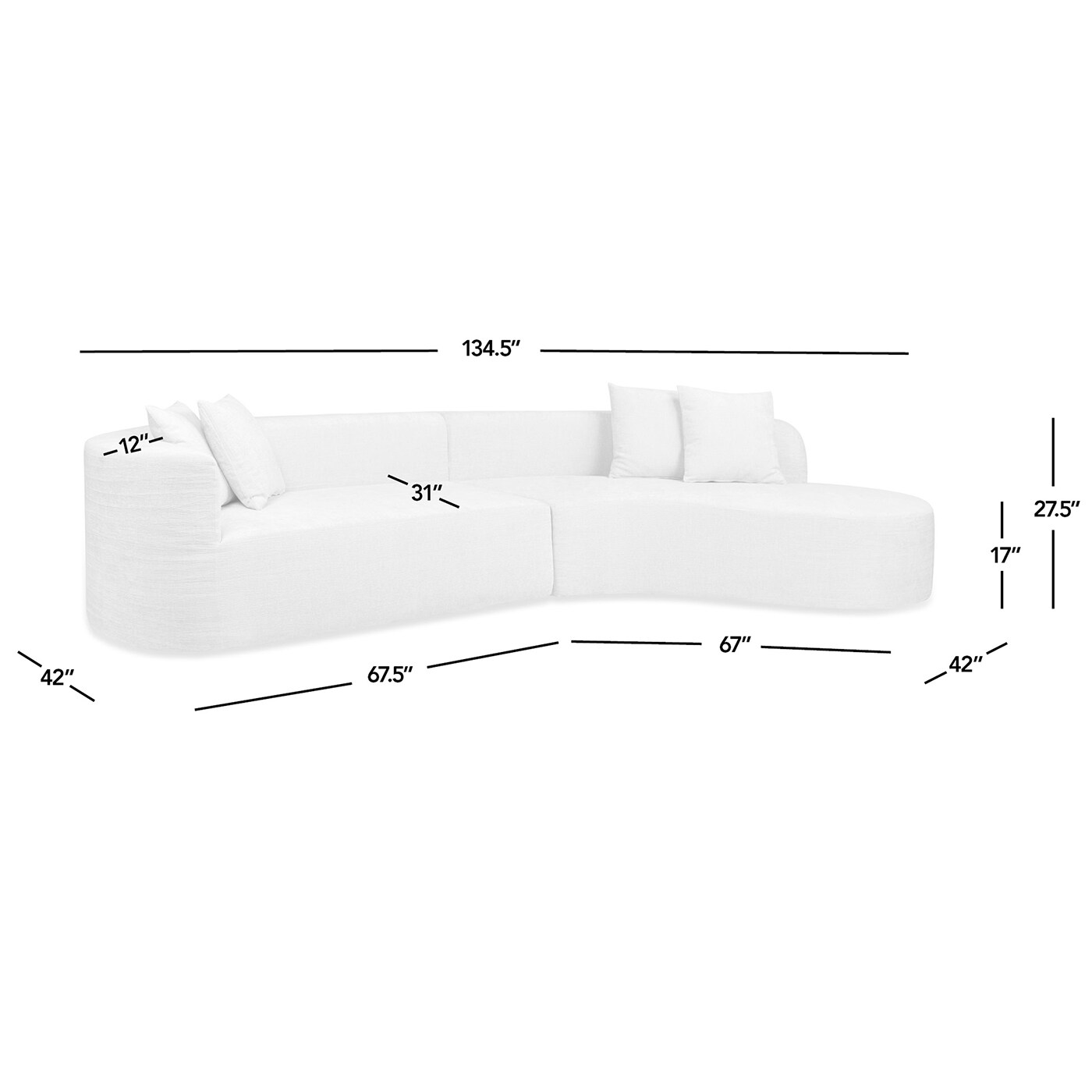 Jennifer Taylor Home LXVN-R-66540 Sofas-Loveseats - View #12