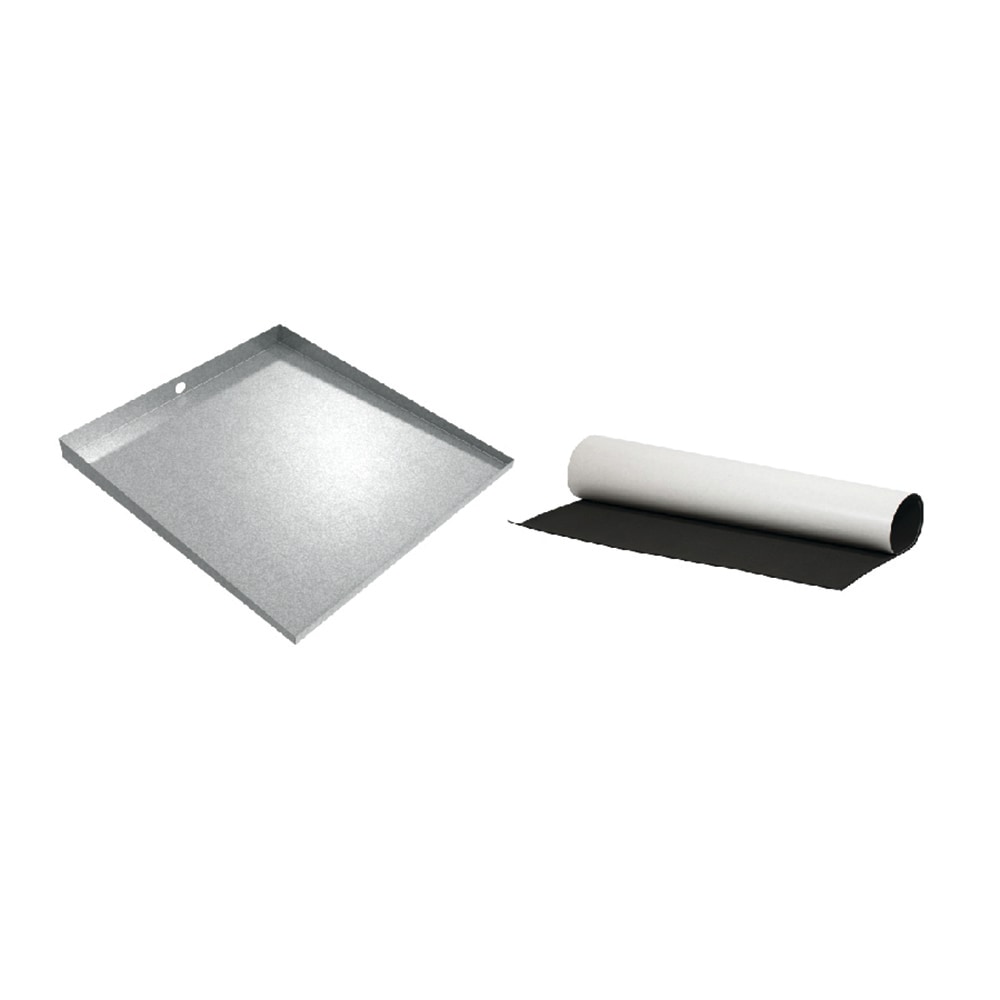 Killarney Metals KM-05476 Steel Washing Machine Drain Pan (Silver)