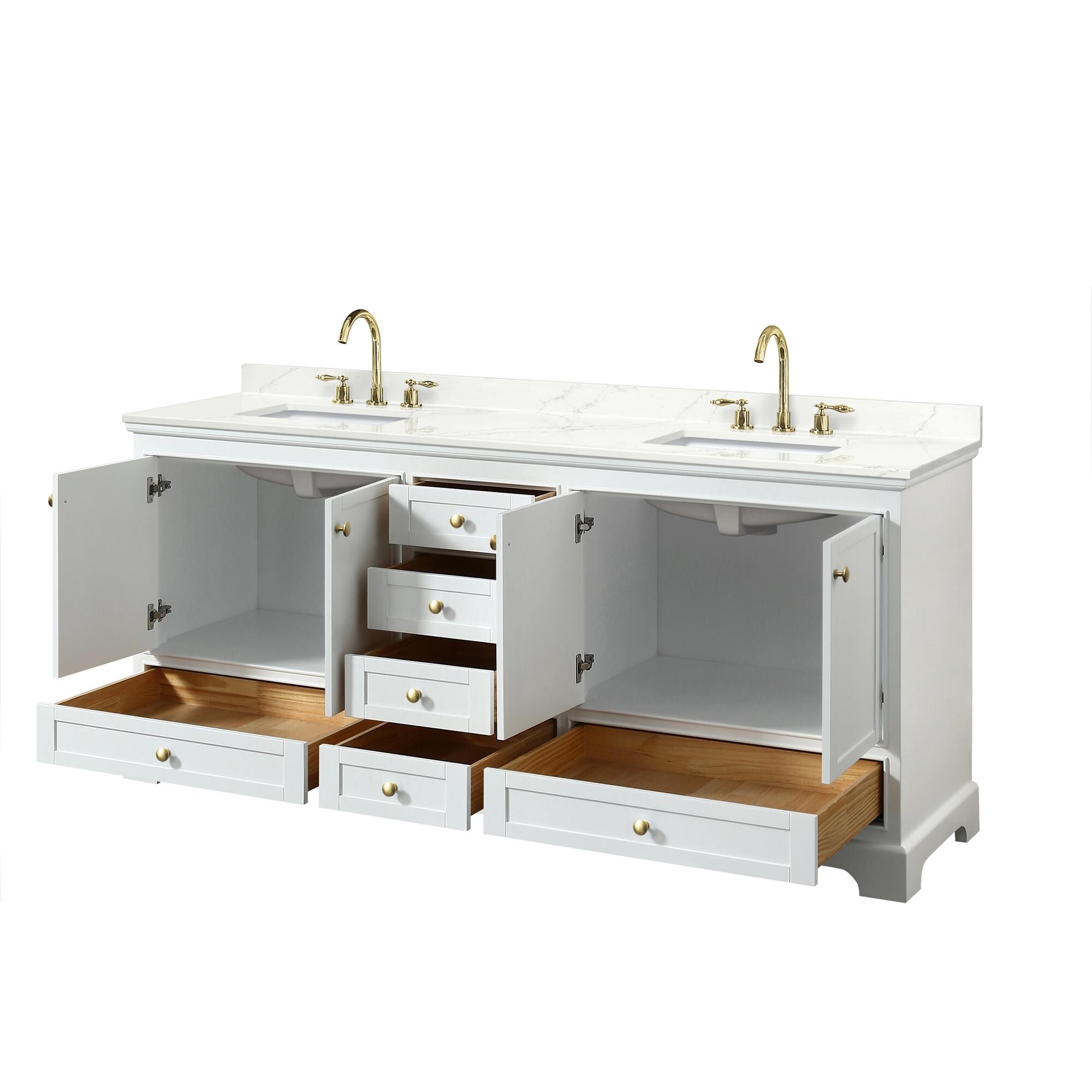 Wyndham Collection WCS202080DWGGTUS3MXX Bath-Vanity-Combo - View #2