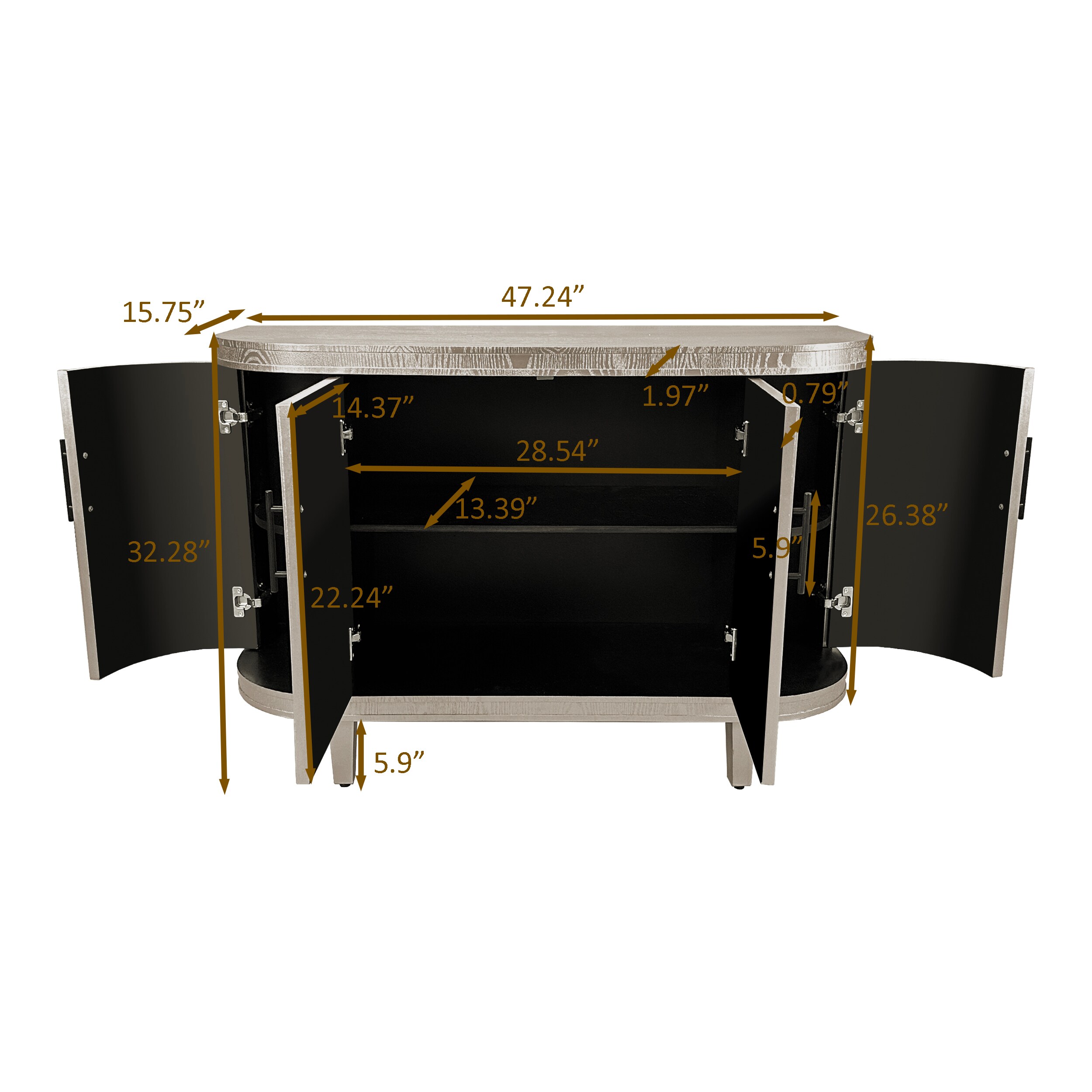 Vynxaria LS0505-75790336 Console-Sofa-Tables - View #4