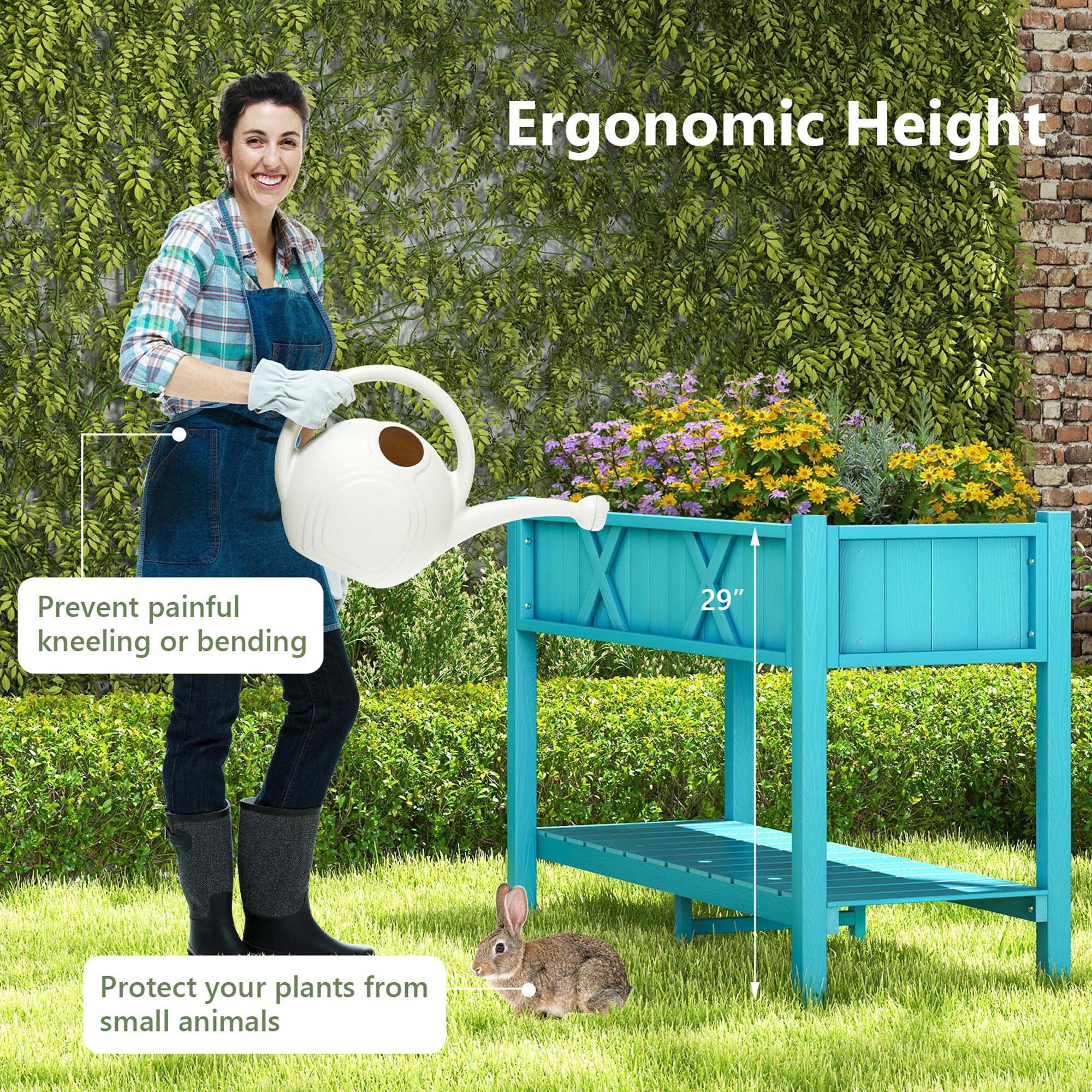 Costway HCST00989 Raised-Garden-Beds - View #7