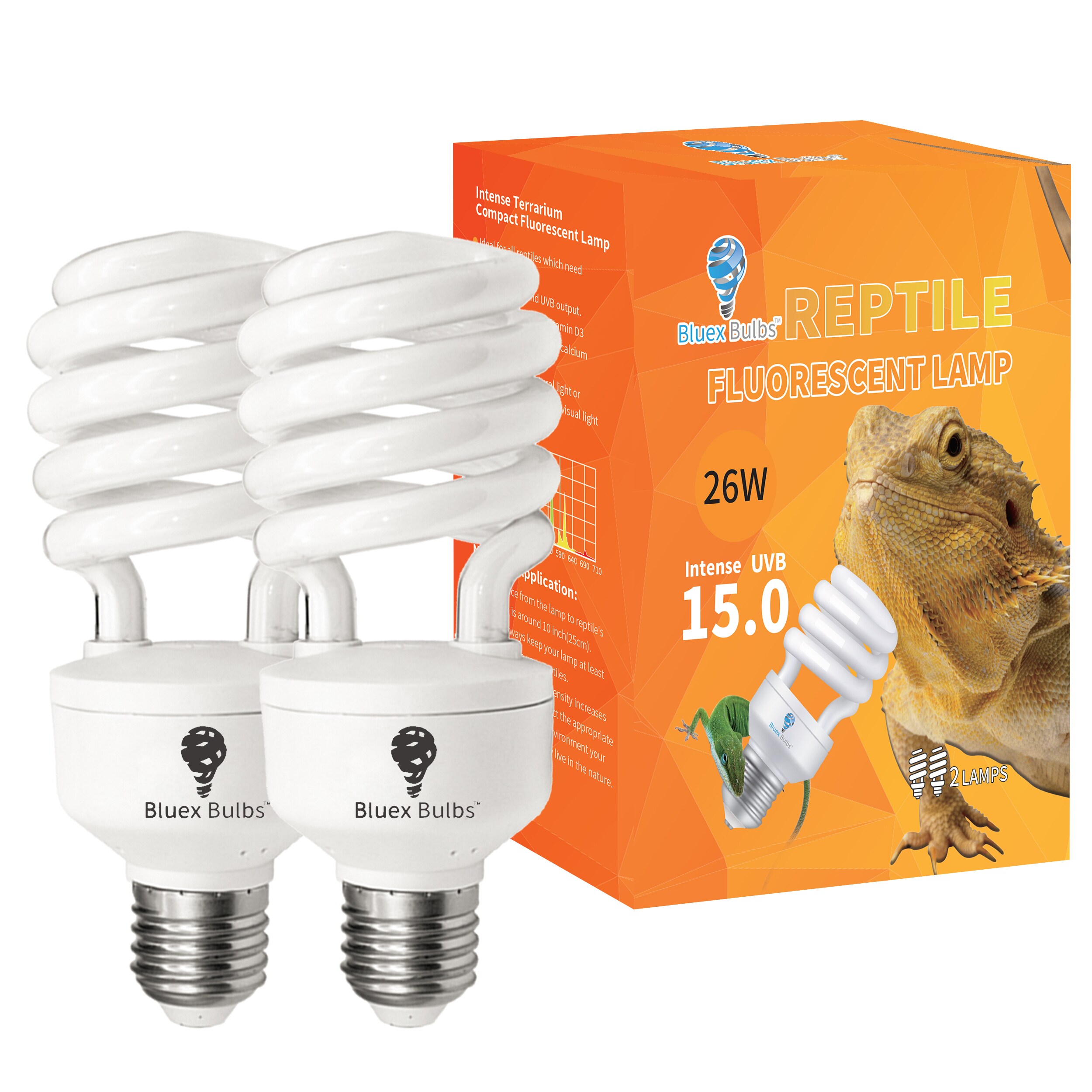 Bluex Bulbs REP-CFL-UVB15-13 Grow-Light-Bulbs - View #3
