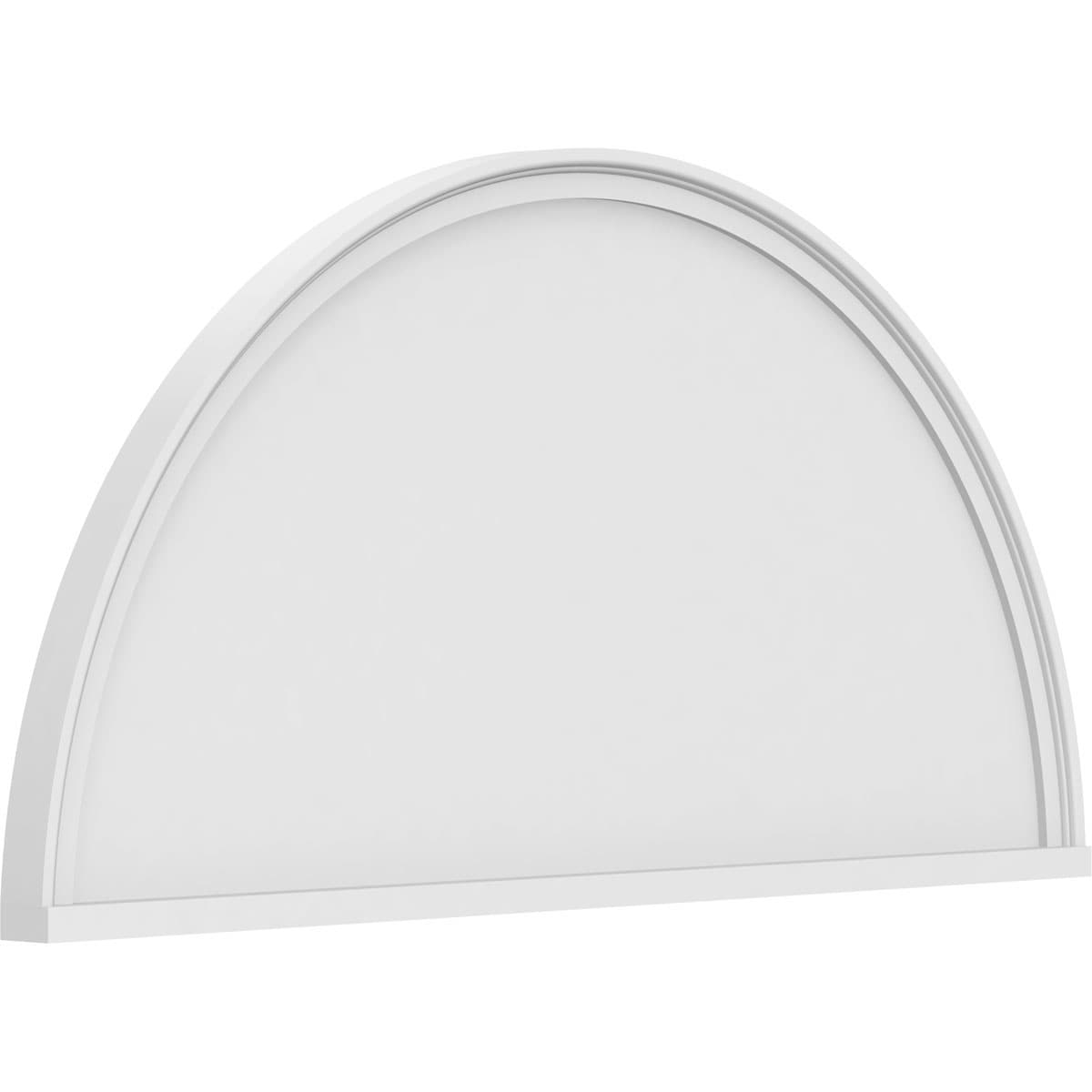 Ekena Millwork PEDPS046X230HRO00 46-in W x 23-in L PVC Pediment