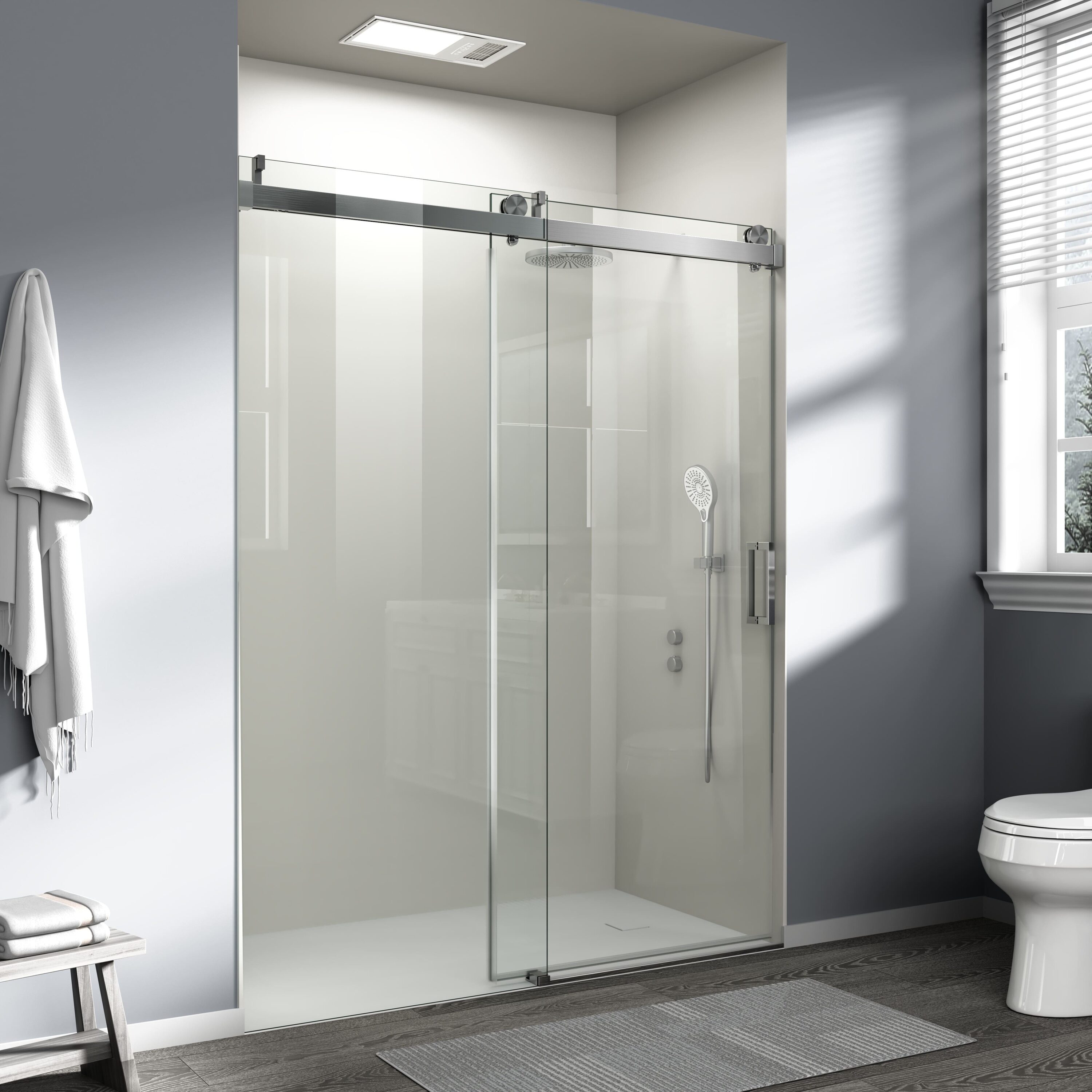 Abruzzo 22D01-60BN Shower-Doors - View #2