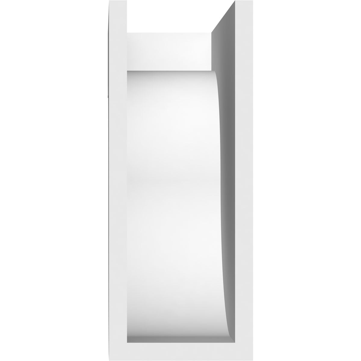 Ekena Millwork RFTP04X10X12DEL Exterior-Brackets-Braces - View #4