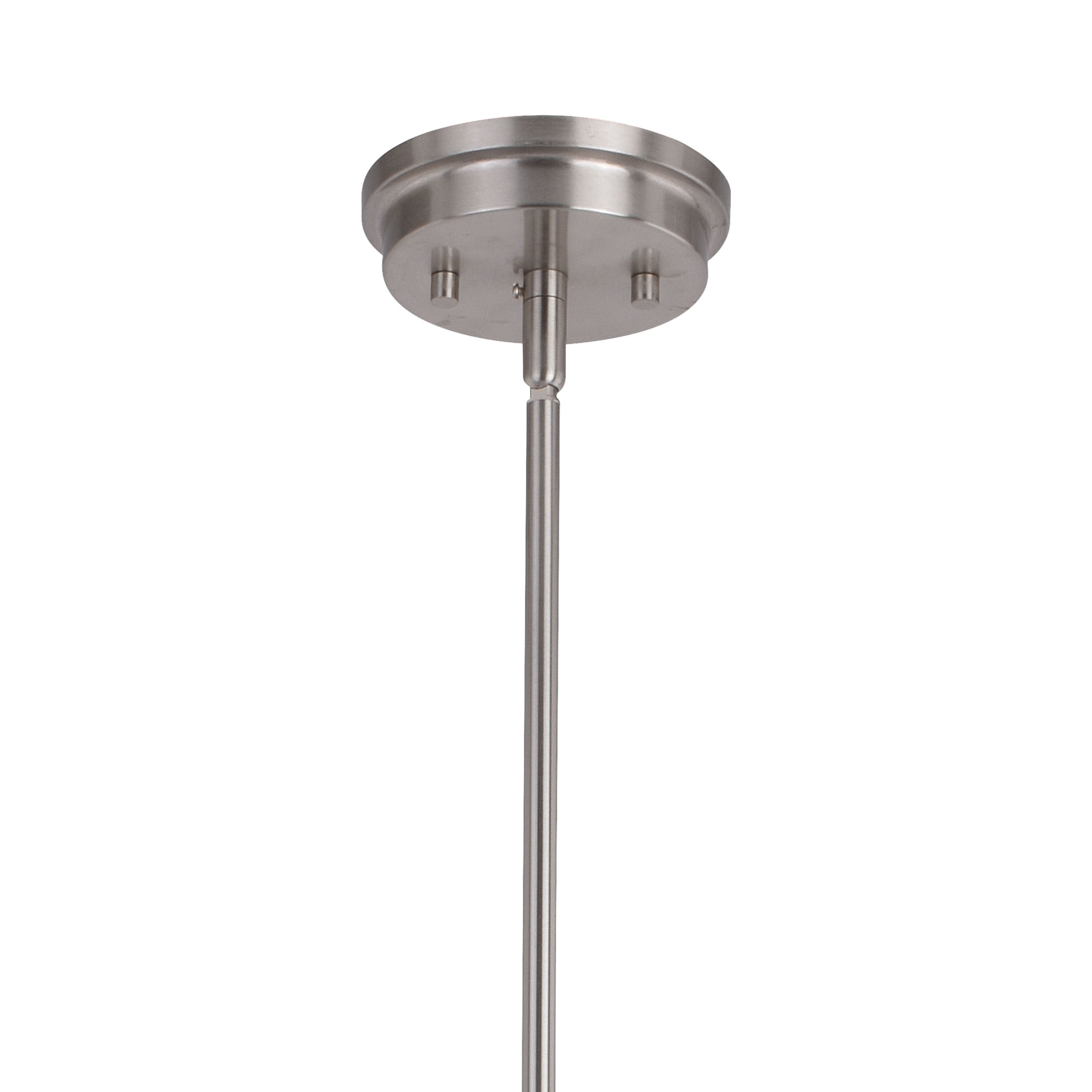 Satin Nickel 25'' Globe Chandelier with Dark Accents