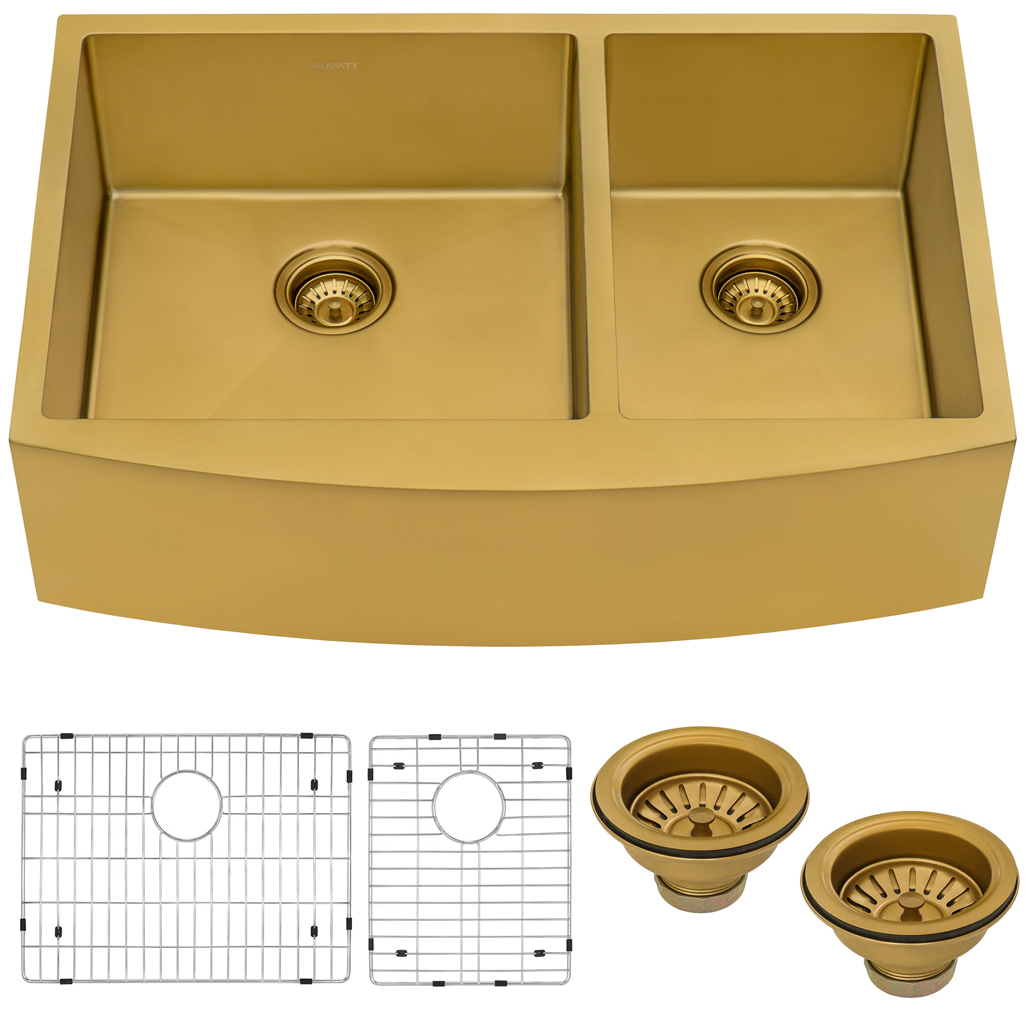 Ruvati RVH9742GG Kitchen-Sinks - View #2