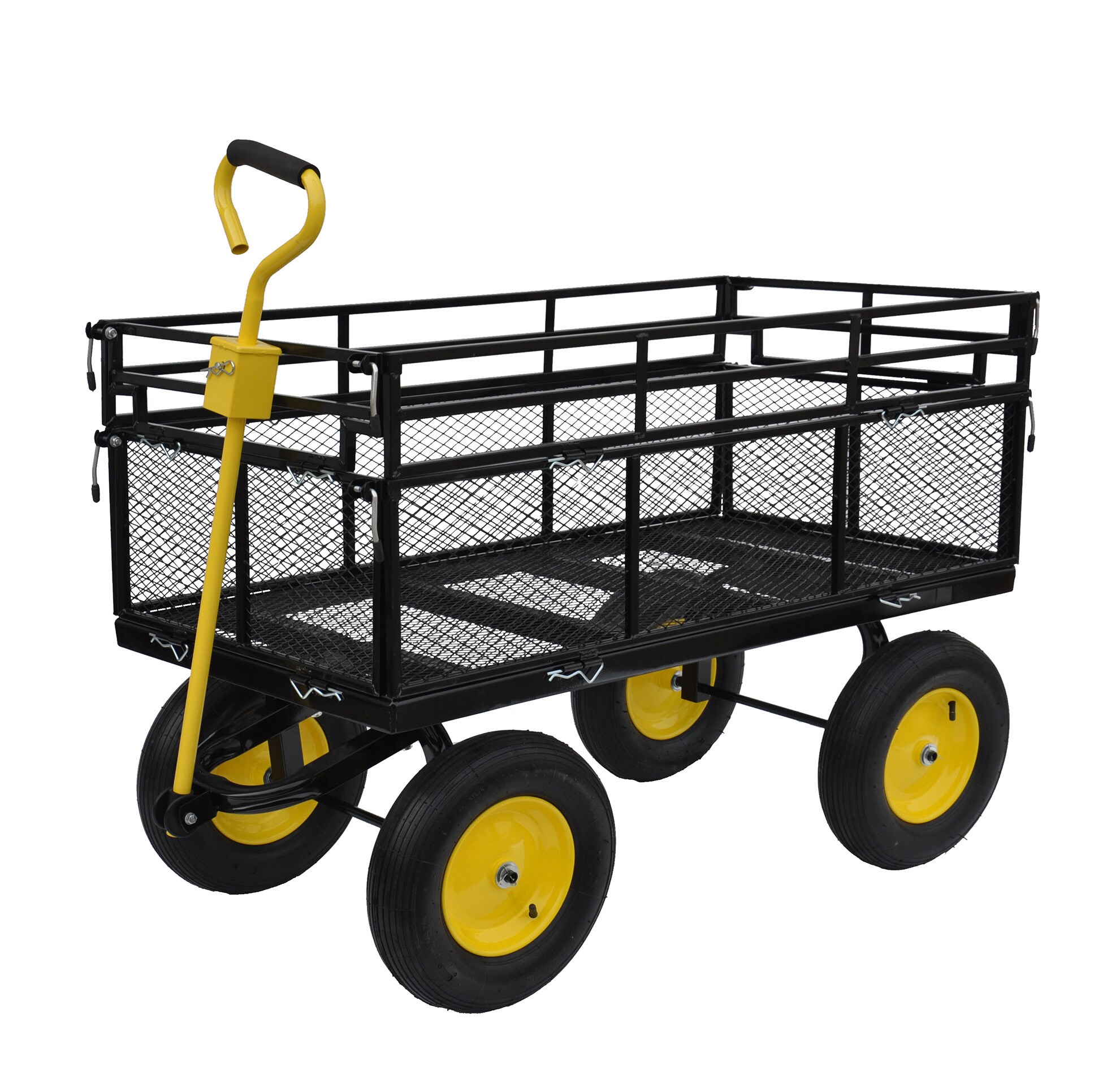 Blue Hawk 6-cu ft Steel Folding Yard Cart at