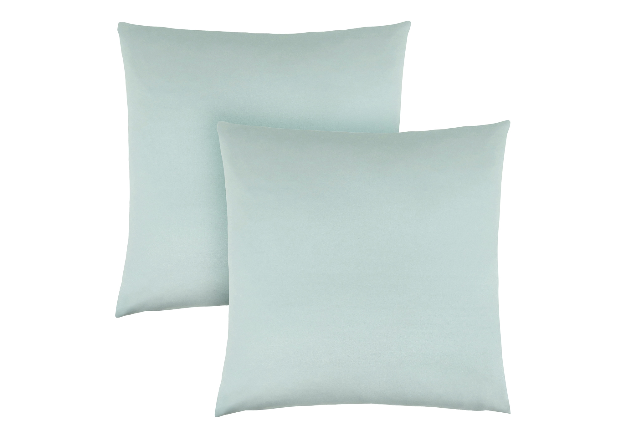 Blisstyle Pillows Set of 2 18 X 18 Square Insert Included Decorative Throw Accent Sofa Couch Bedroom Mint Green Hypoallergenic Polyester Modern Throw Pillows for Couch