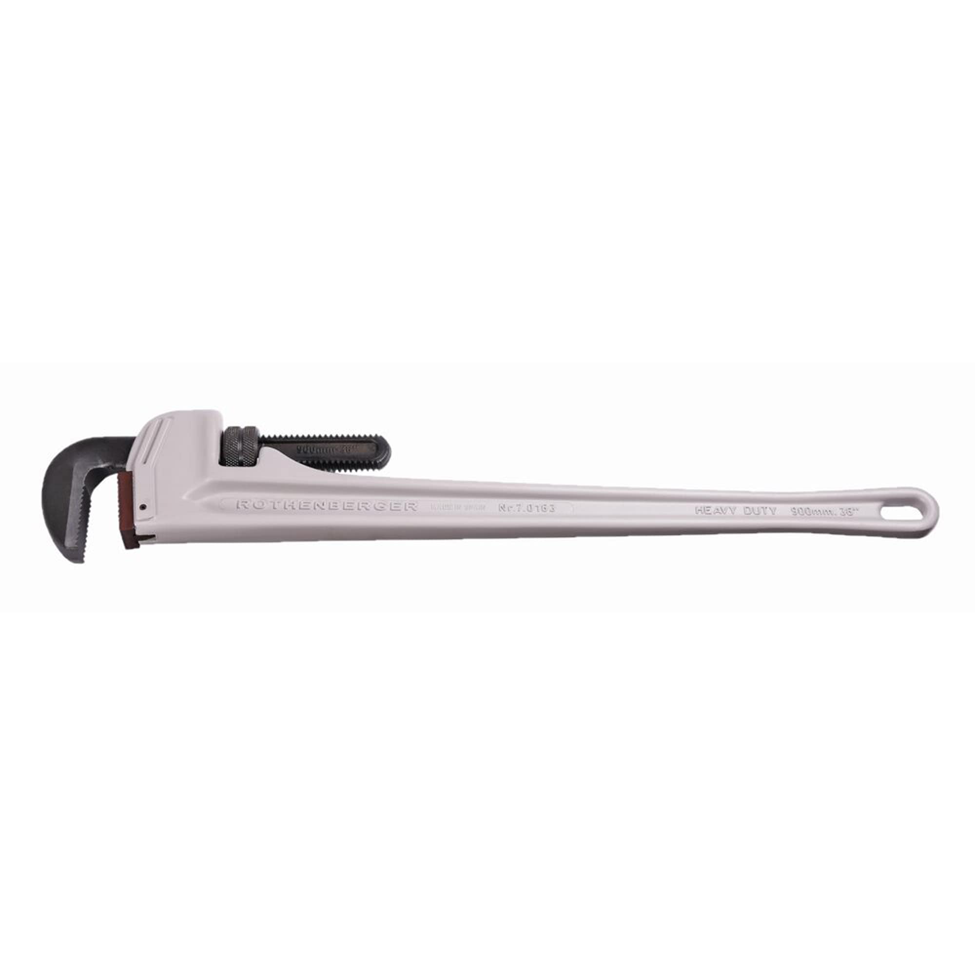Rothenberger 36-in Aluminum Pipe Wrench, Adjustable, 0.5-5-in Pipe
