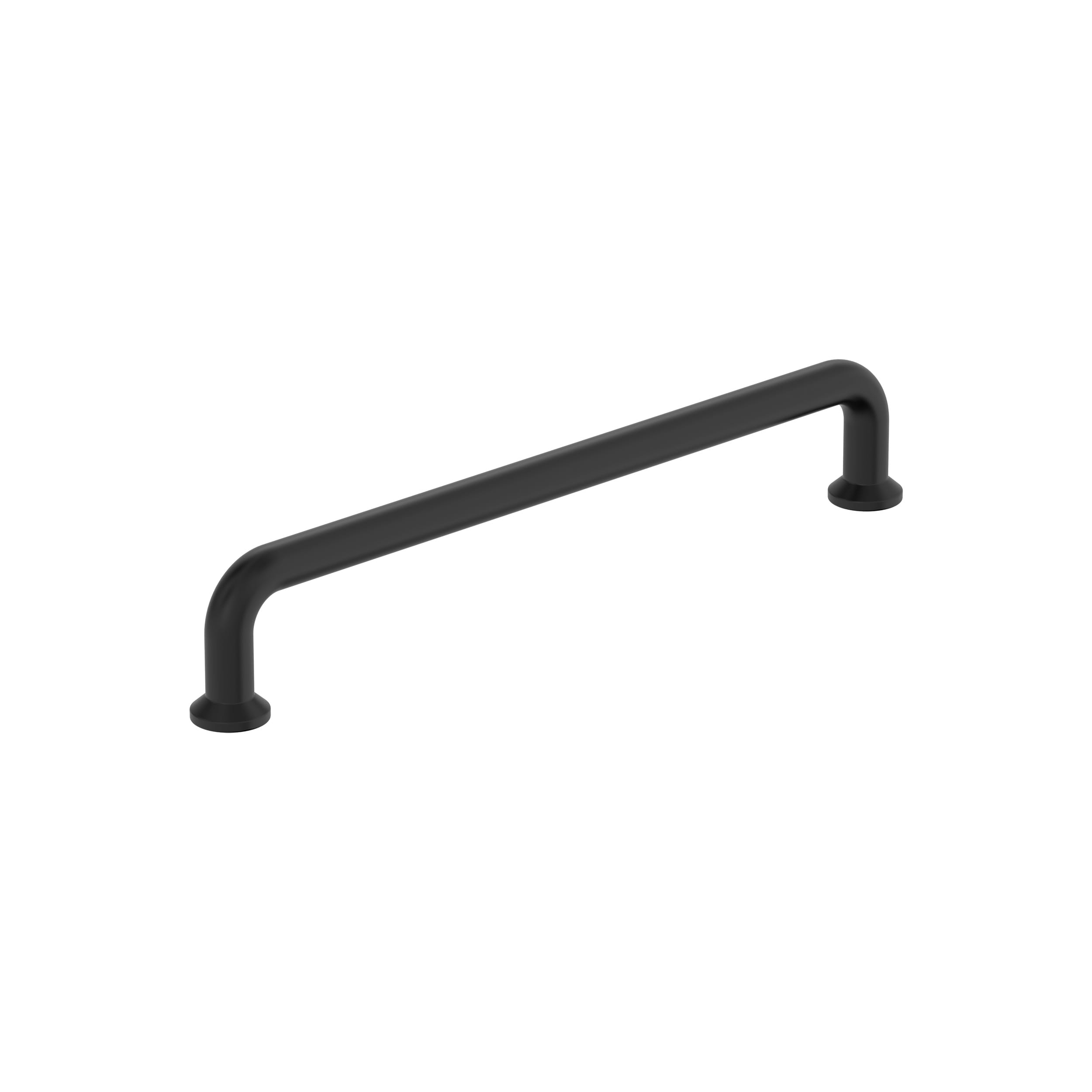 Amerock BP37381FB Factor 6-5/16-in , 160mm Center to Center Matte Black Arch Bar