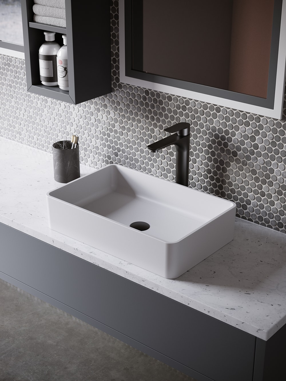 Karran QM176WH422MB Bath-Sink - View #3