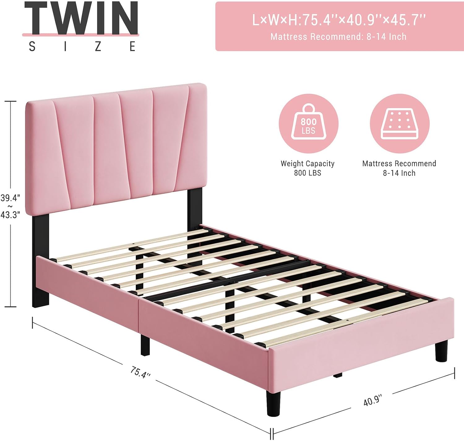 Qeetex LHF-BED-PHO-108YSPTR beds - View #2