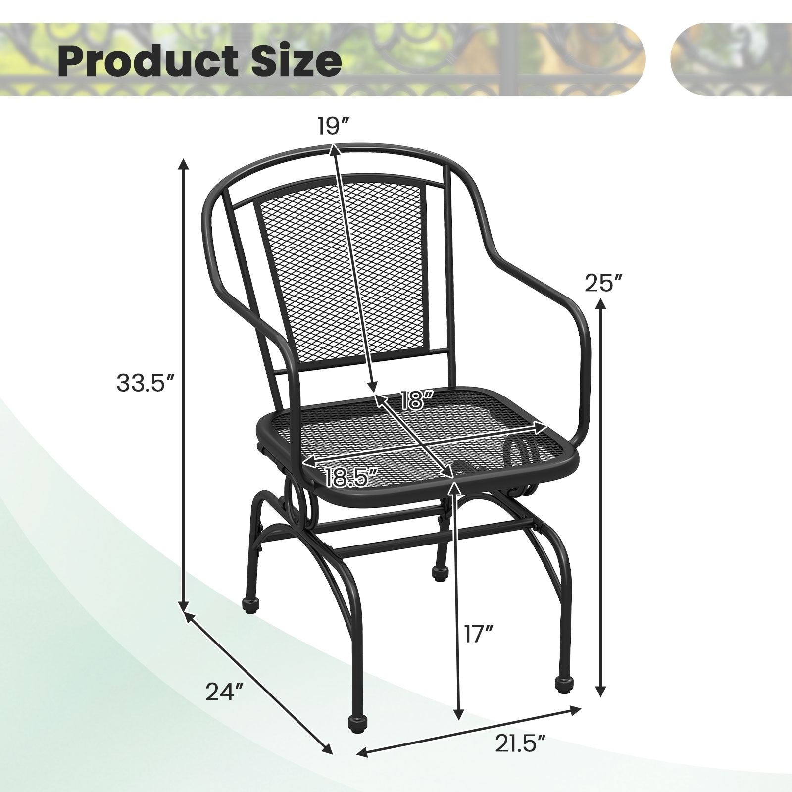 Volenca VOL-YWWRBH Patio-Chairs - View #3