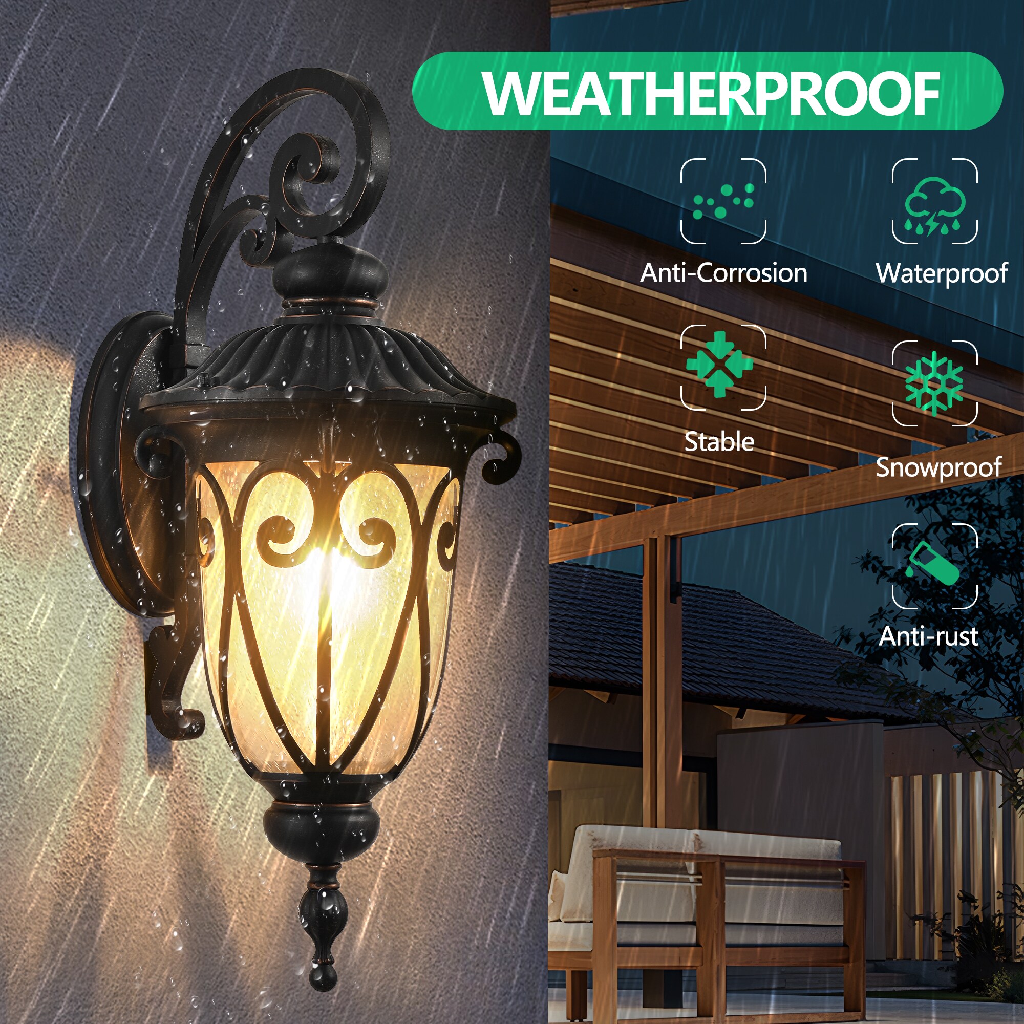 WELLFOR DLG-239408 Outdoor-Wall-Lighting - View #7
