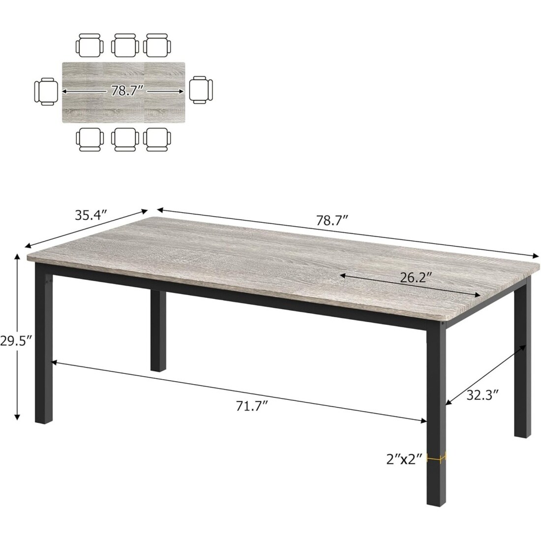 Aoile XH26081147 Dining-Tables - View #5