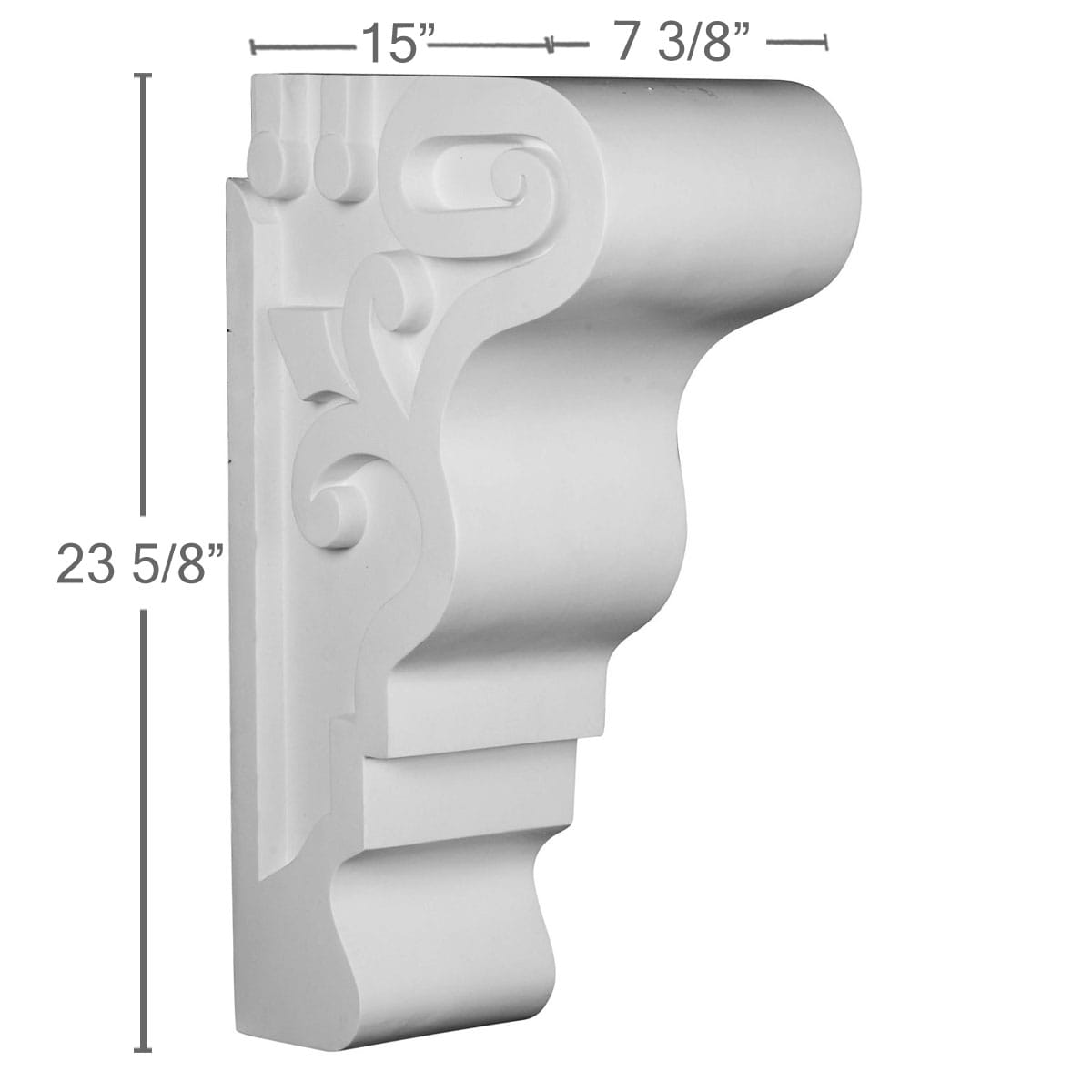 Ekena Millwork COR07X15X24TY corbels - View #2